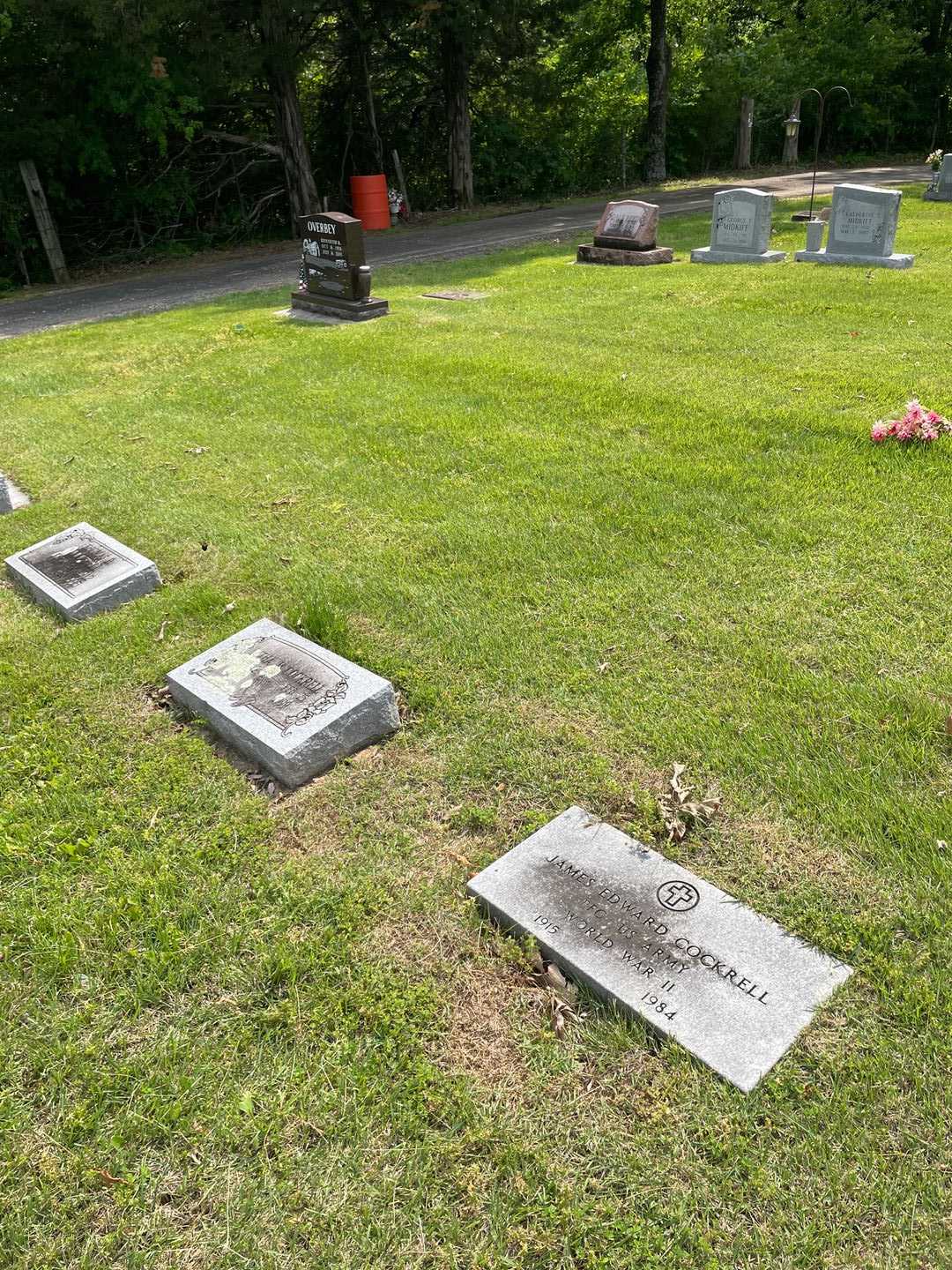 James Edward Cockrell's grave. Photo 2