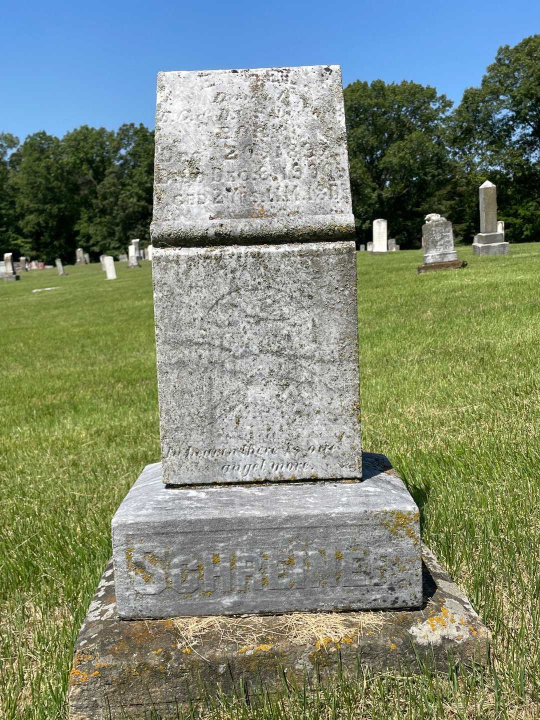 Ethel Schreiner's grave. Photo 1