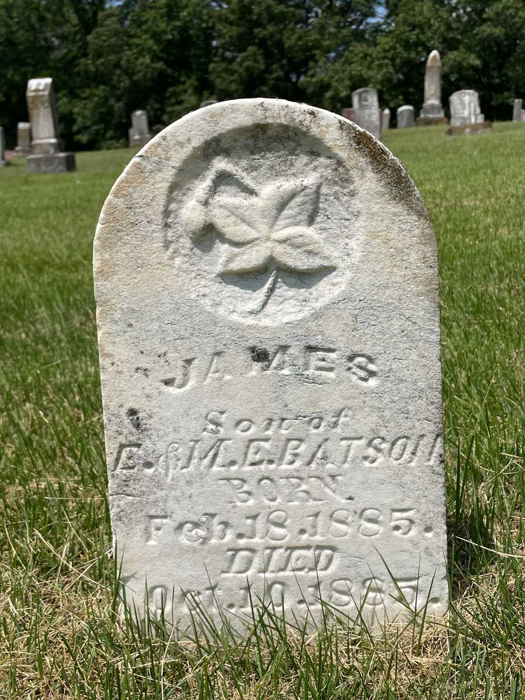 James Batson's grave. Photo 1