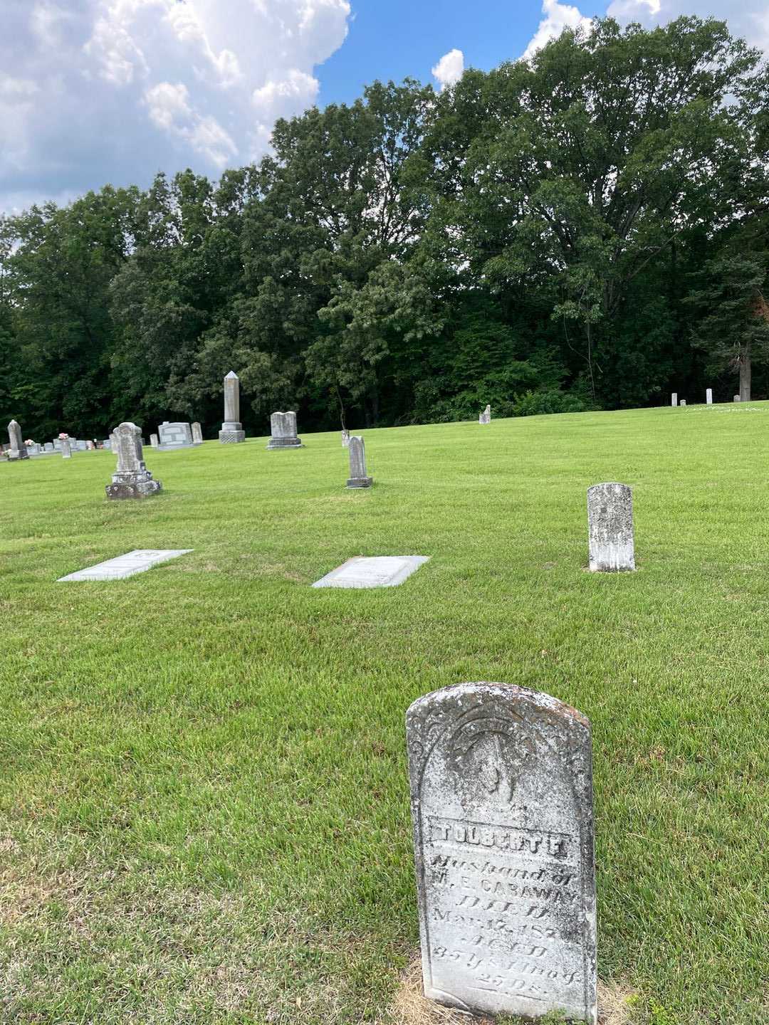 Tolbert F. Caraway's grave. Photo 2