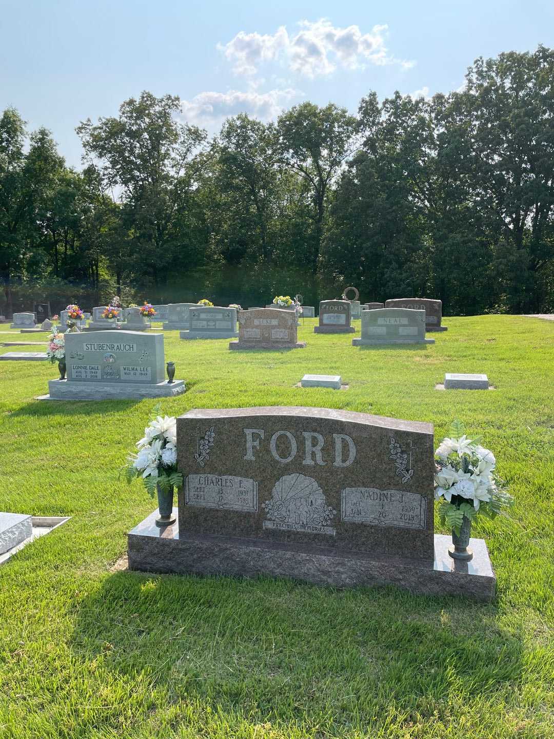 Charles E. Ford's grave. Photo 3