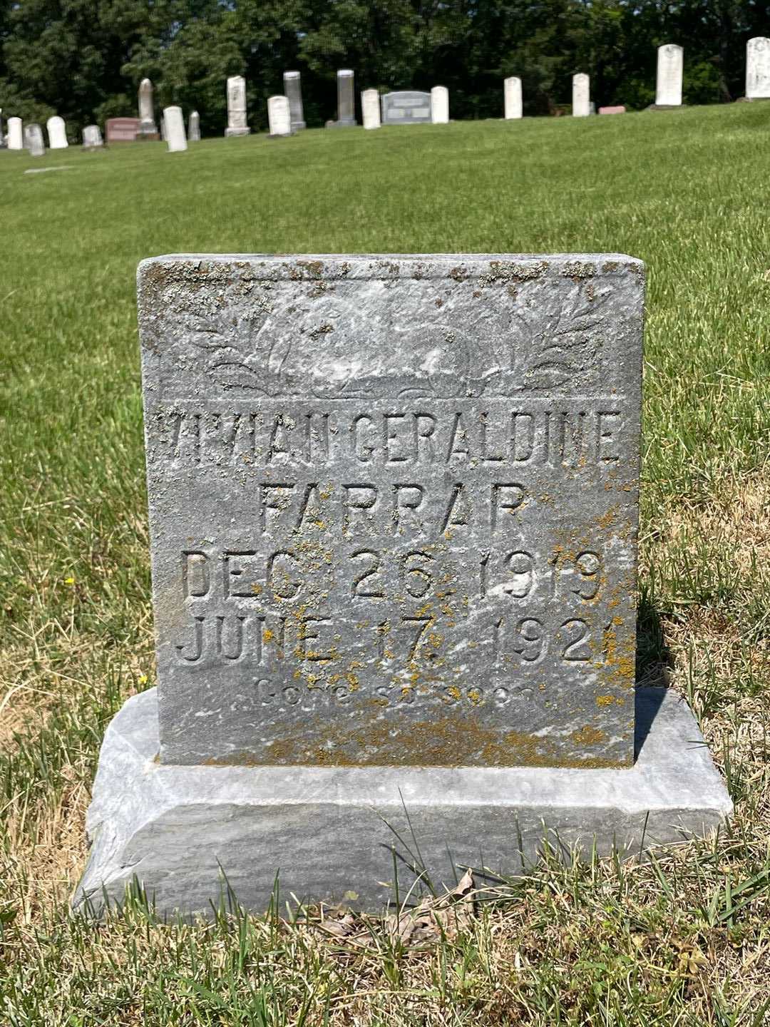 Vivian Geraldine Farrar's grave. Photo 1