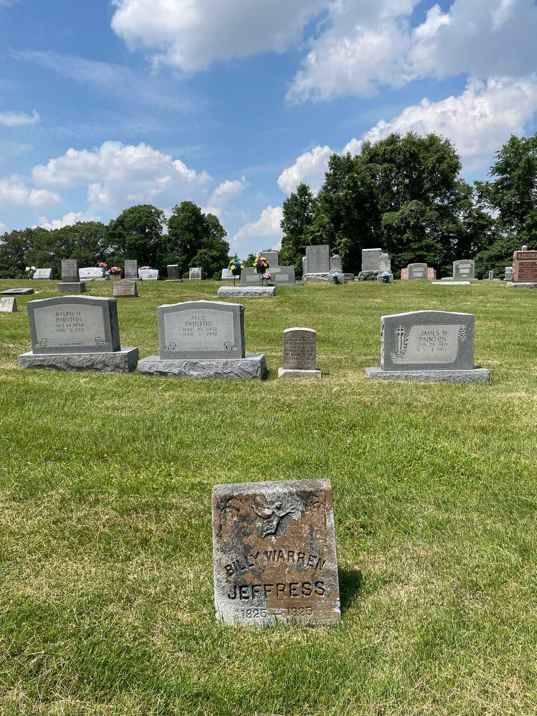 Billy Warren Jeffress's grave. Photo 2