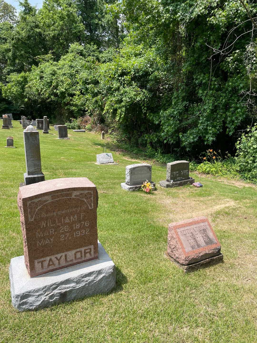 William F. Taylor's grave. Photo 2