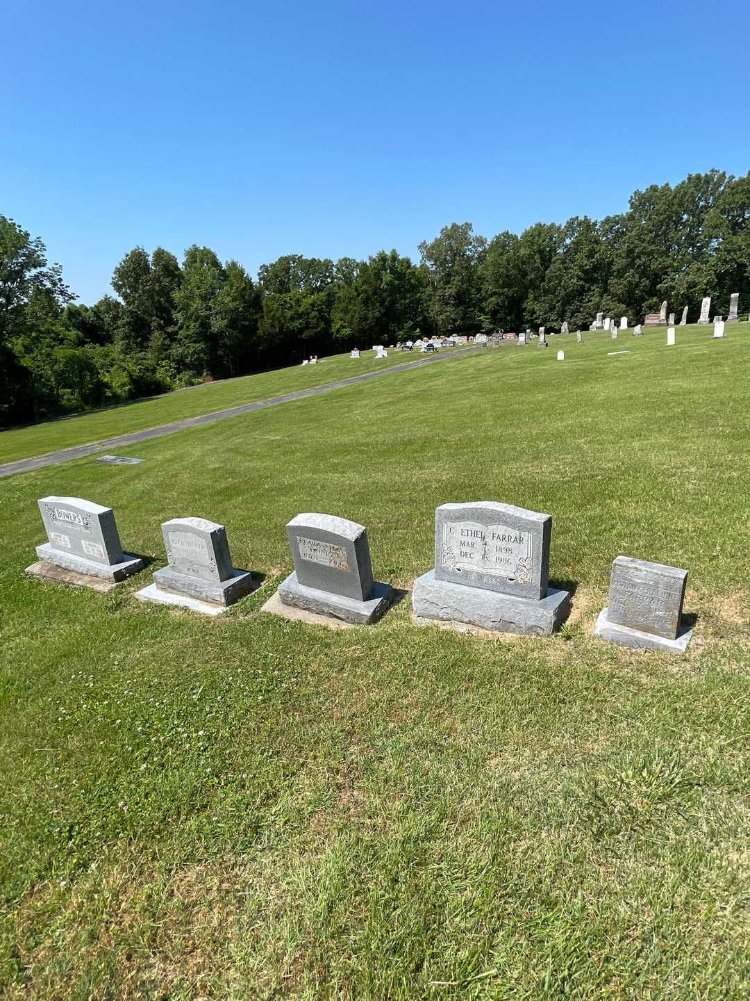 C. Ethel Farrar's grave. Photo 2