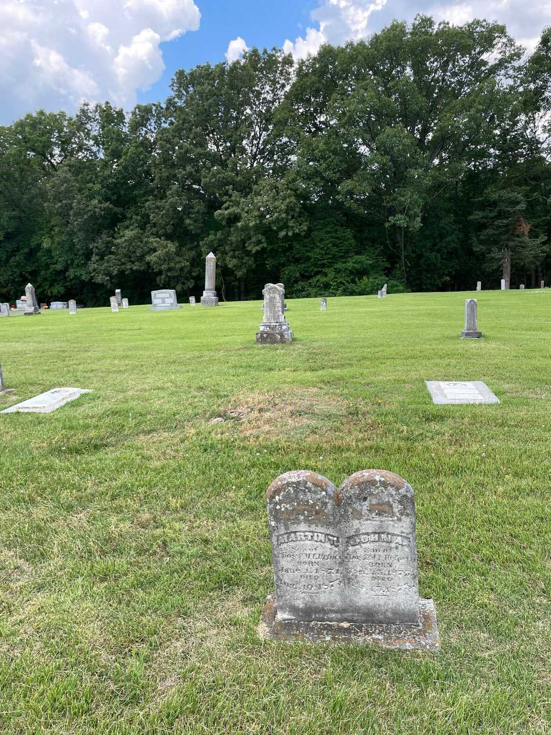 Martin T. Hefner's grave. Photo 2