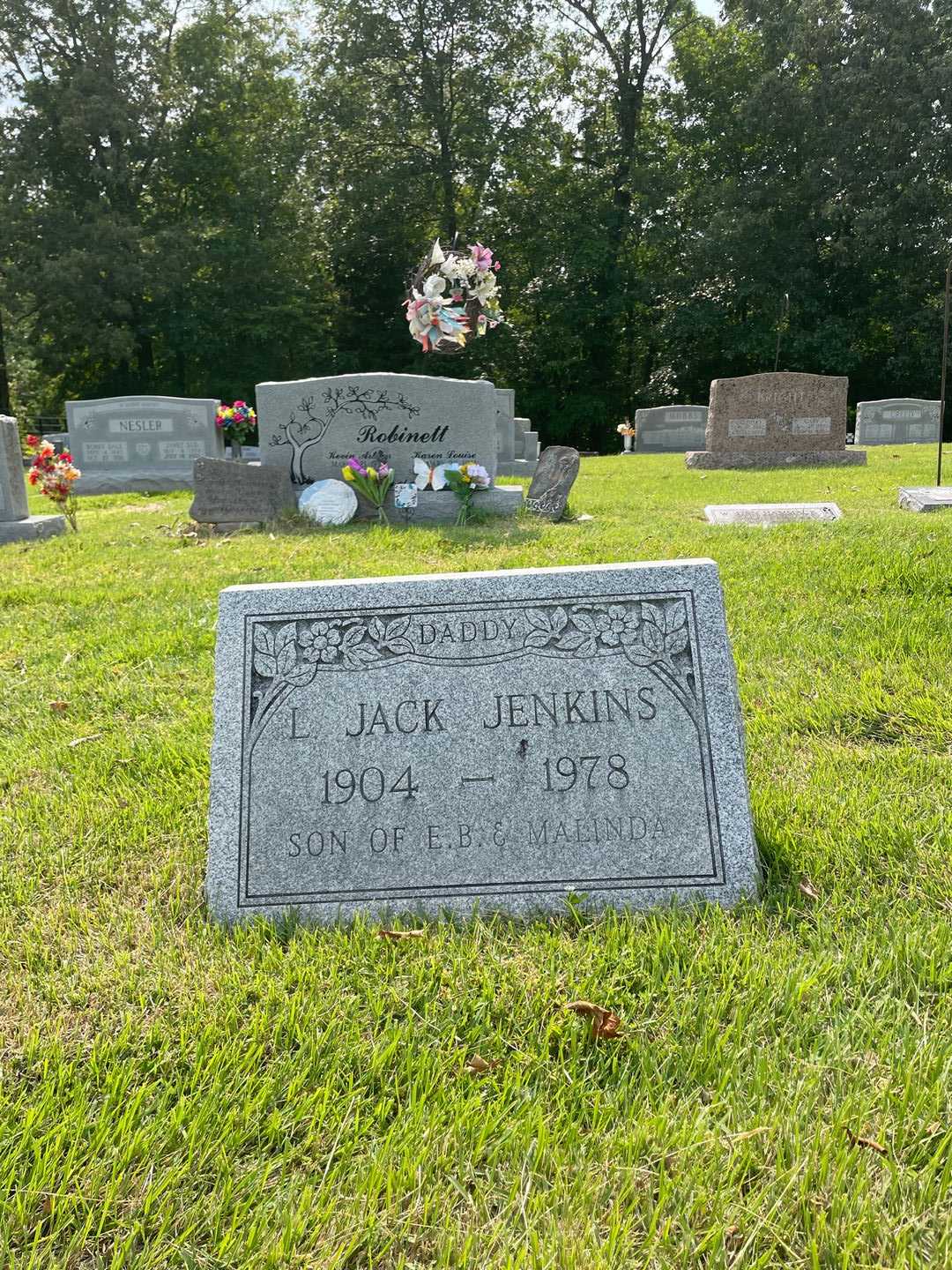 Leamond Jack Jenkins's grave. Photo 1