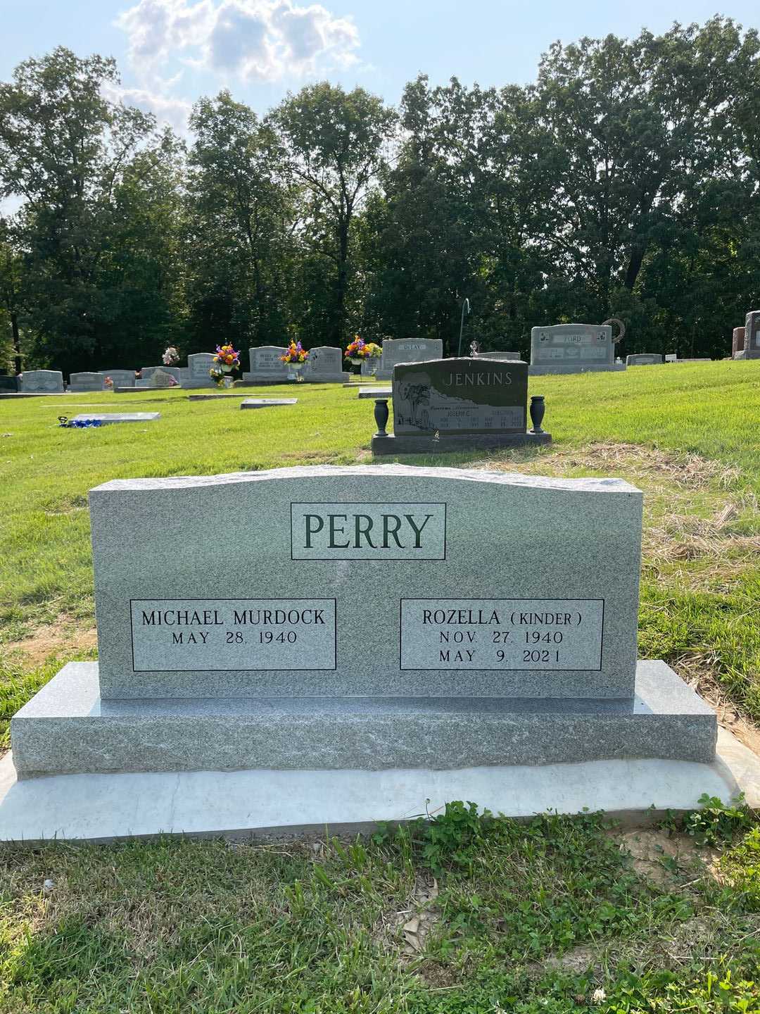 Rozella "Kinder" Perry's grave. Photo 1
