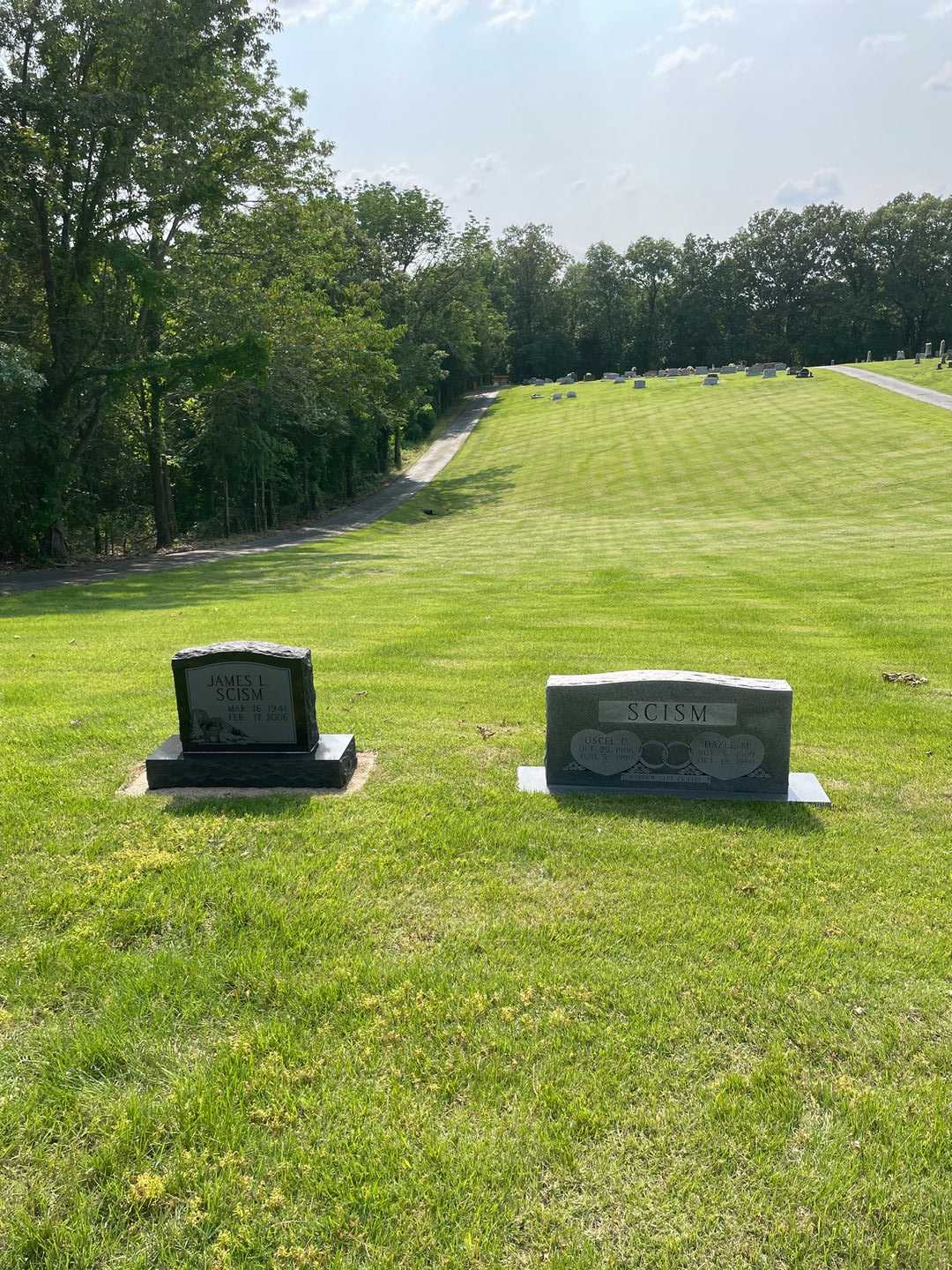 Oscel C. Scism's grave. Photo 3