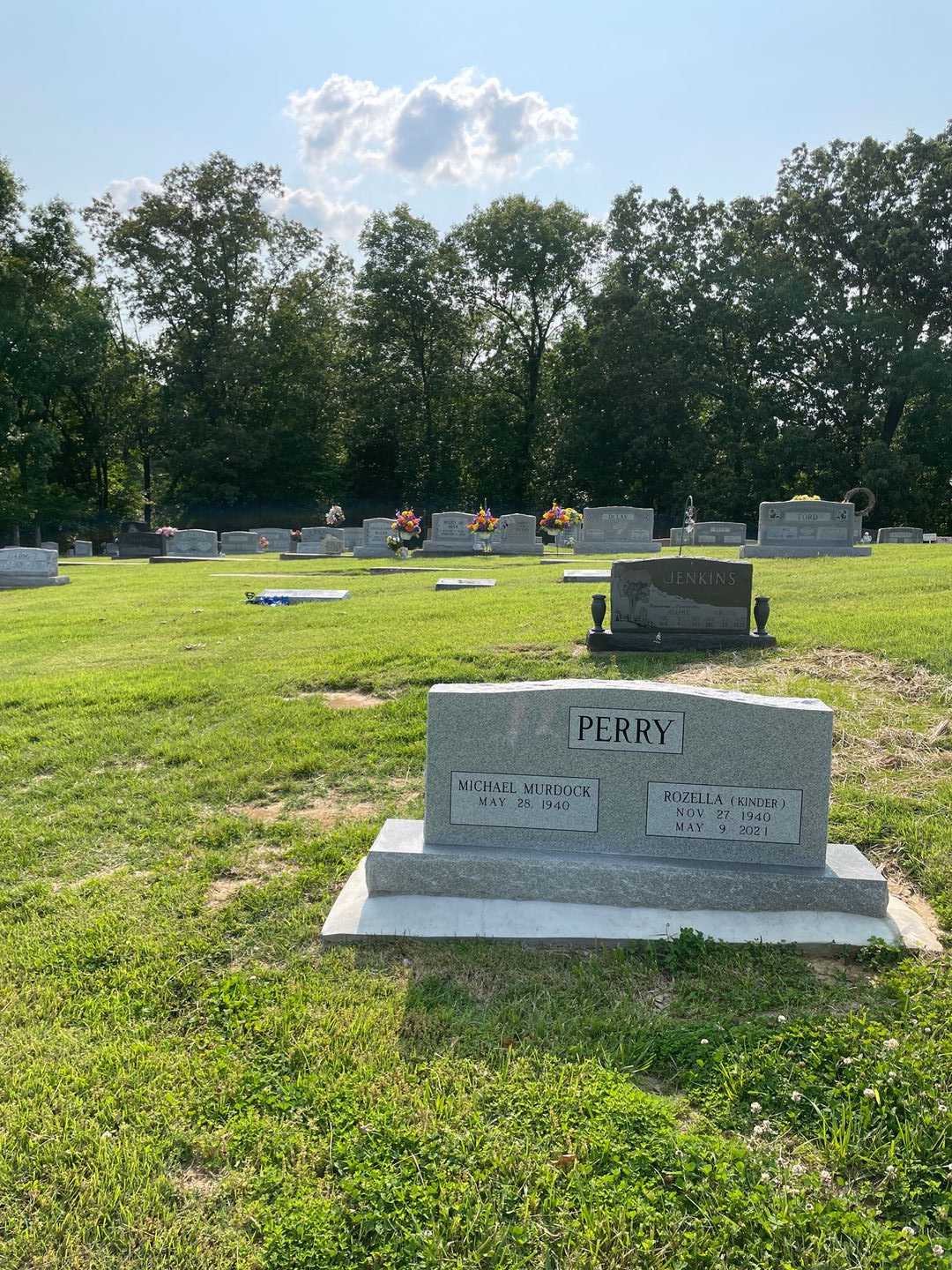 Rozella "Kinder" Perry's grave. Photo 3