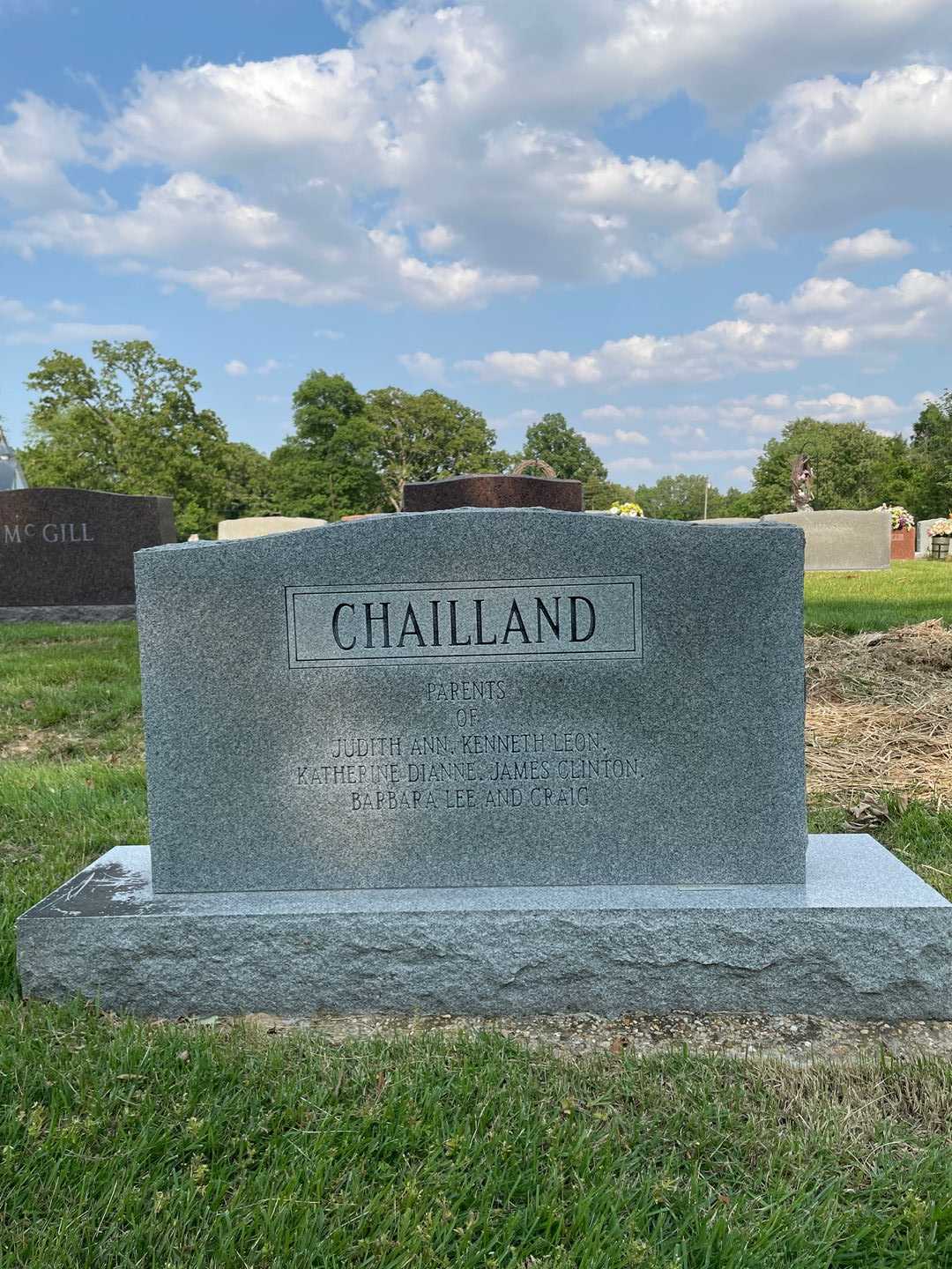 Herman Lee Chailland's grave. Photo 2