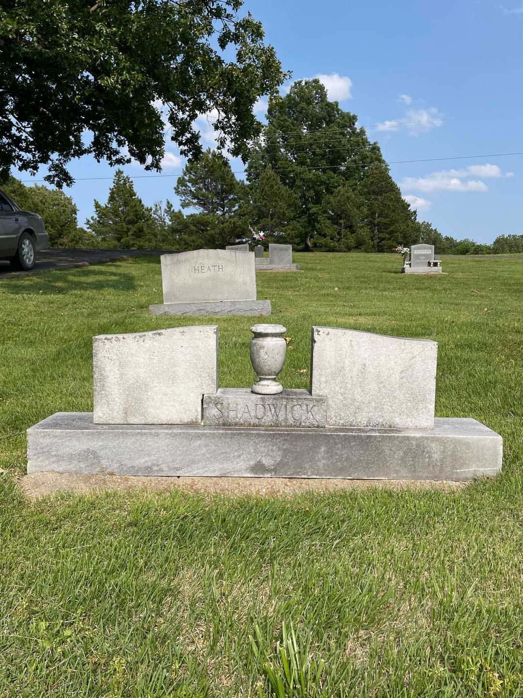 Reverend George Alfred Shadwick's grave. Photo 2