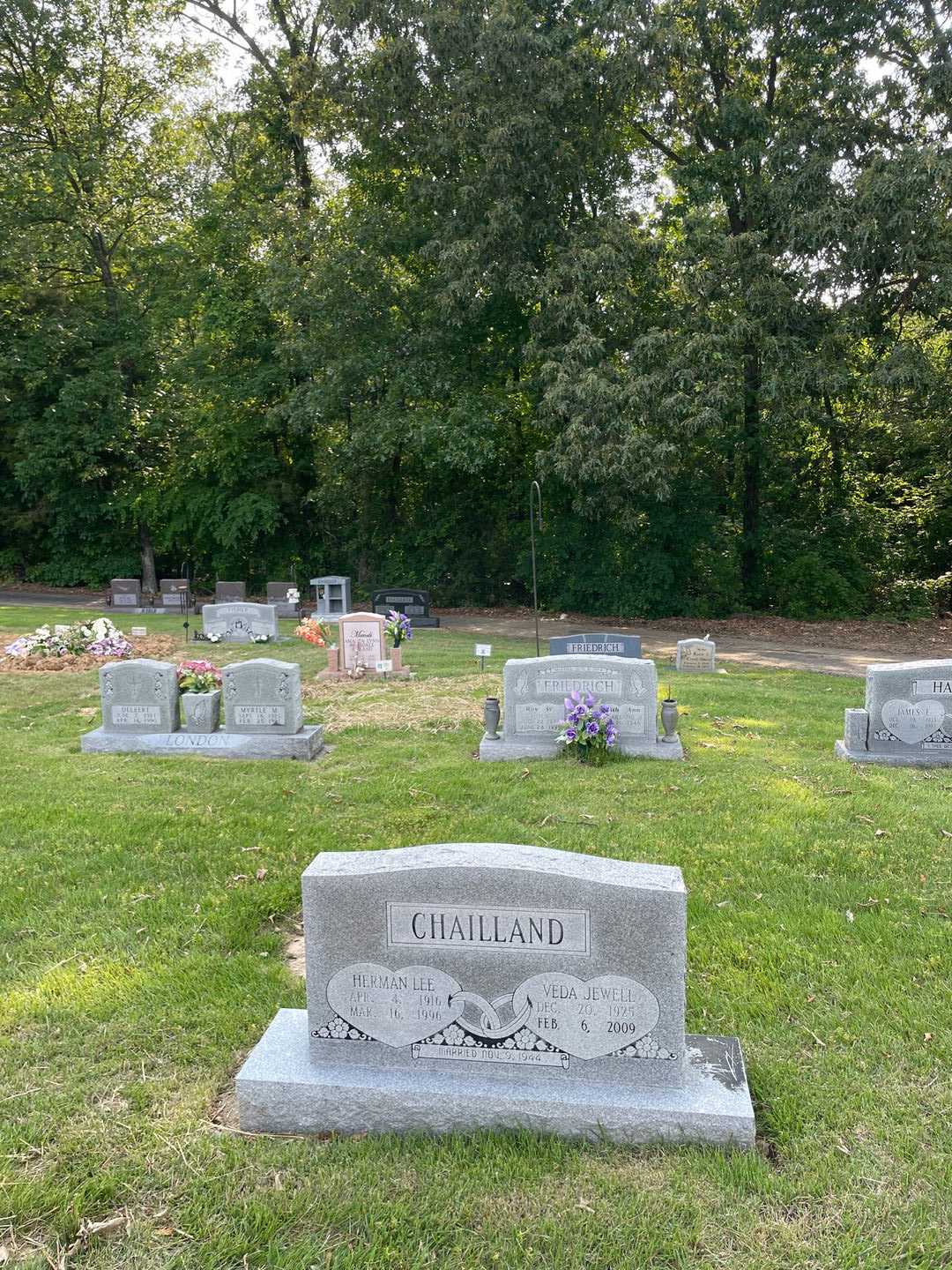 Herman Lee Chailland's grave. Photo 3