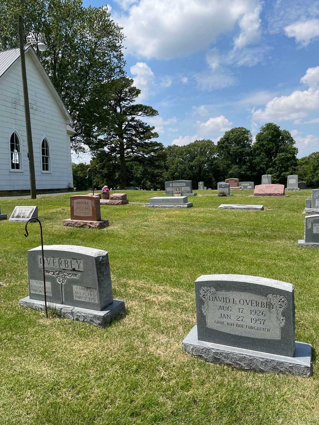 David L. Overbey's grave. Photo 2