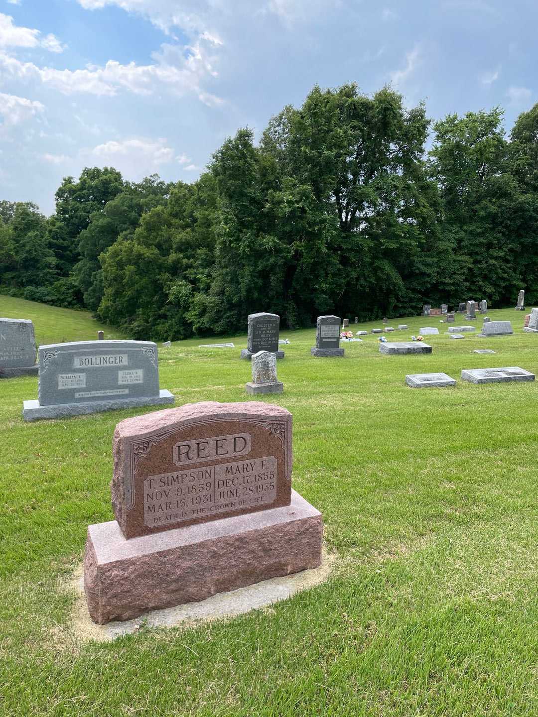 T. Simpson Reed's grave. Photo 2