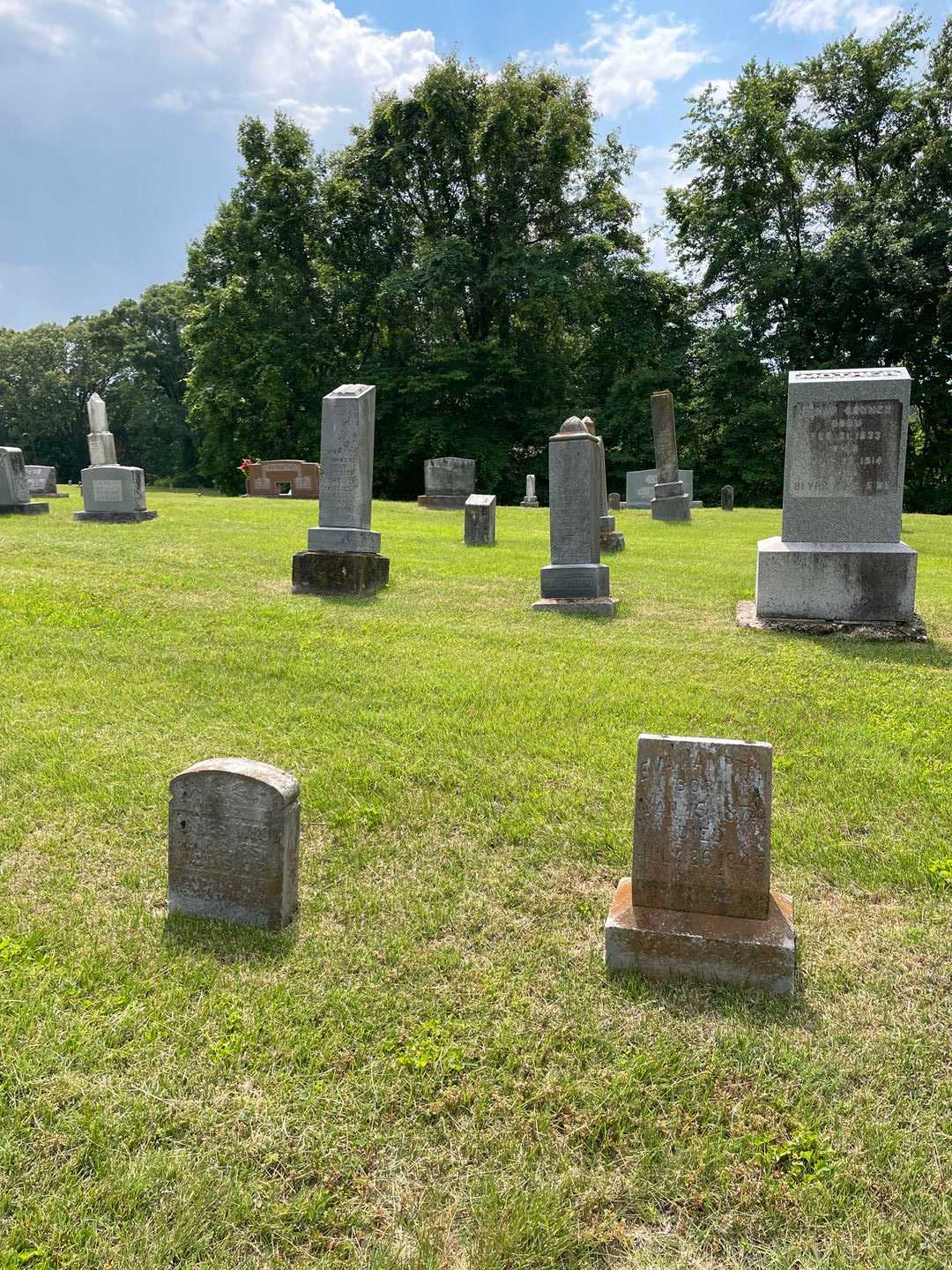 Eva Hampton's grave. Photo 2