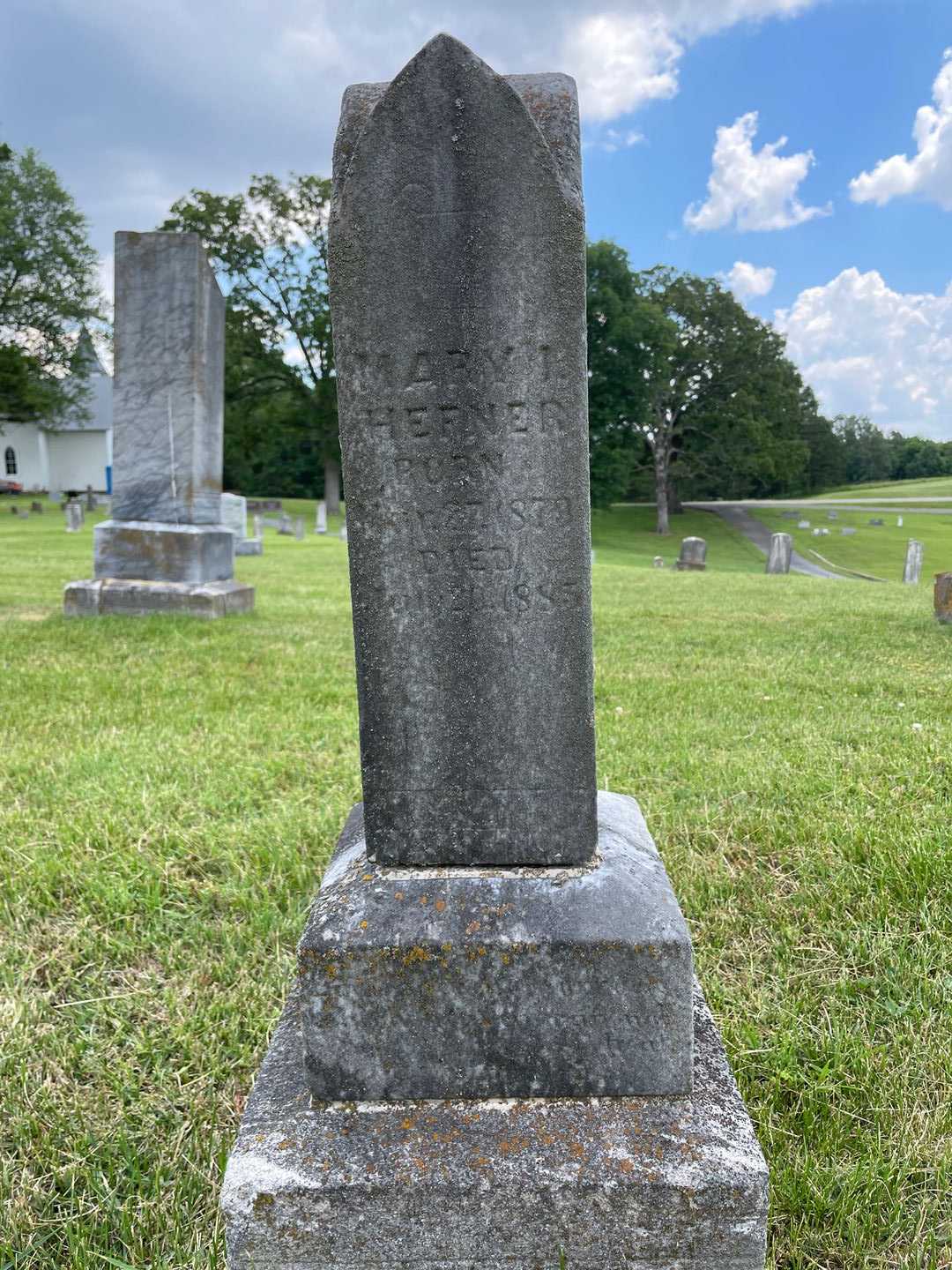 Mary L. Hefner's grave. Photo 2