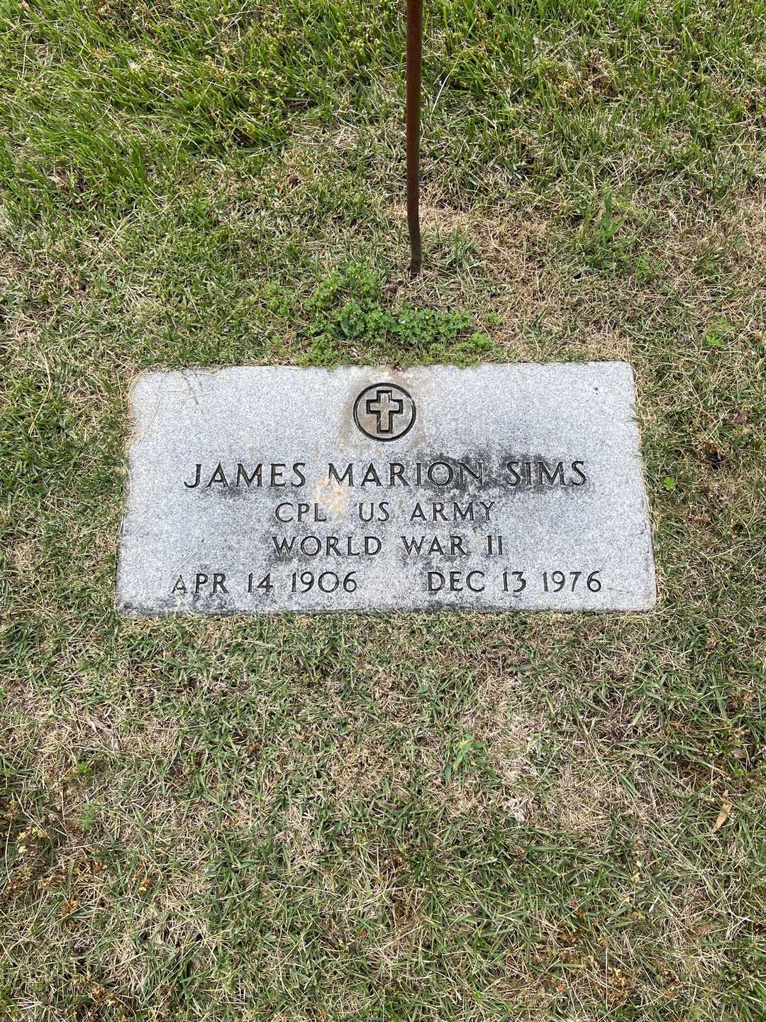 James Marion Sims's grave. Photo 1