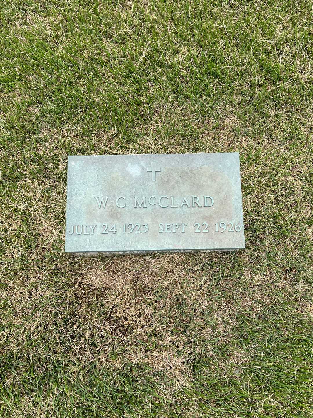 W. C. McClard's grave. Photo 1