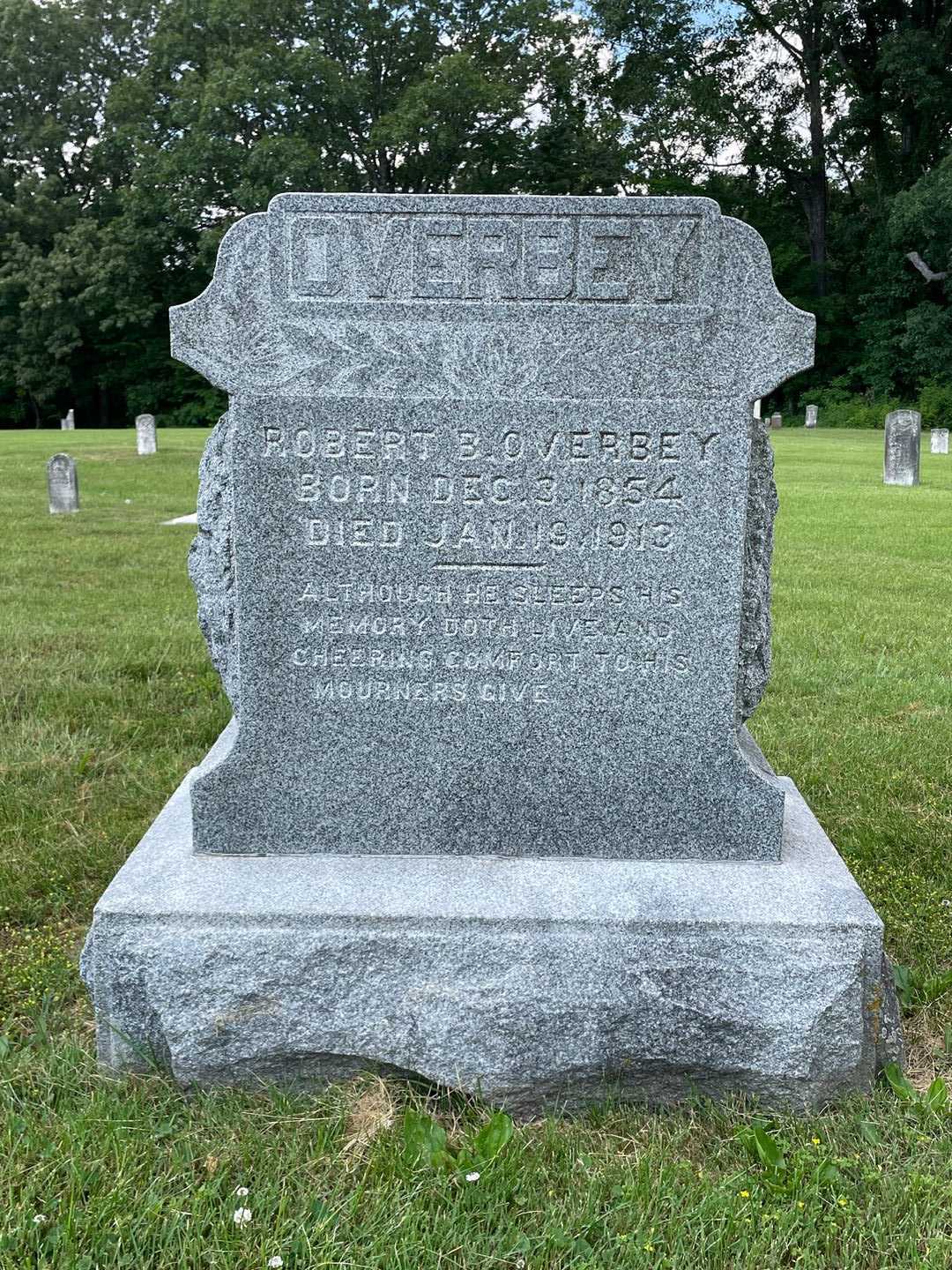 Robert B. Overbey's grave. Photo 1