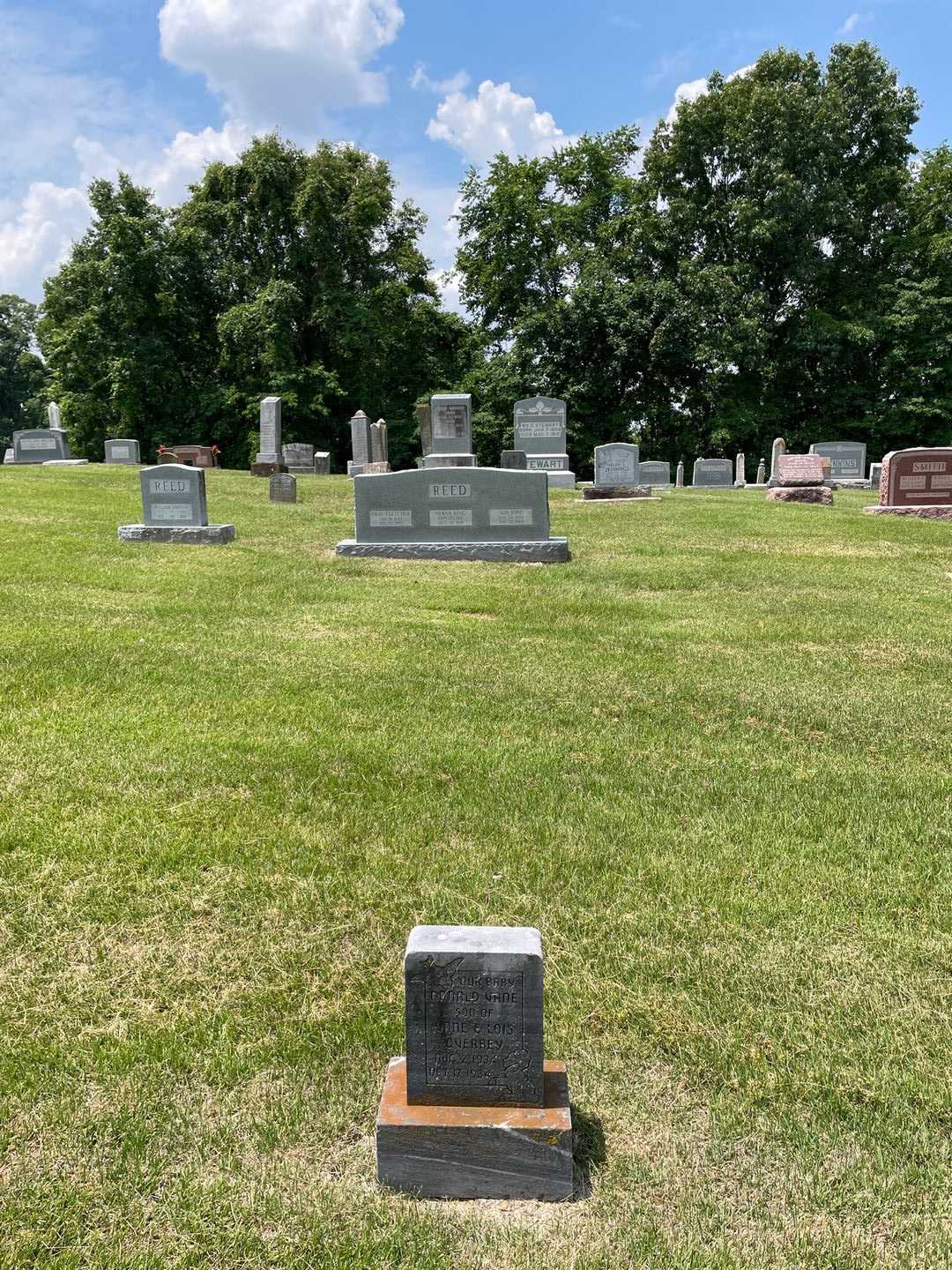 Donald Vane Overbey's grave. Photo 2