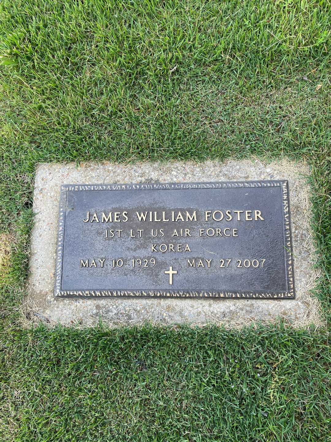 James William Foster's grave. Photo 2