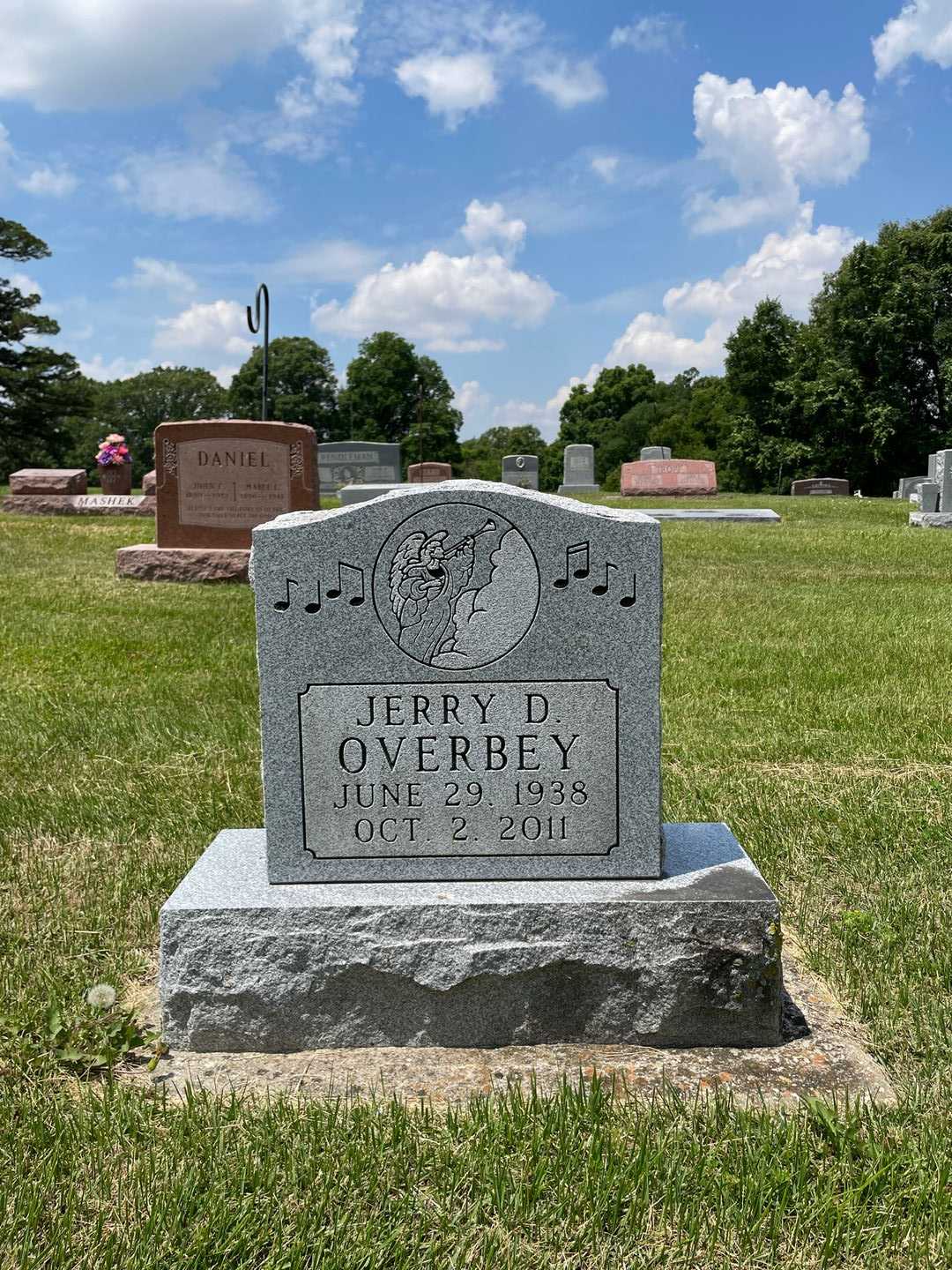 Jerry D. Overbey's grave. Photo 1