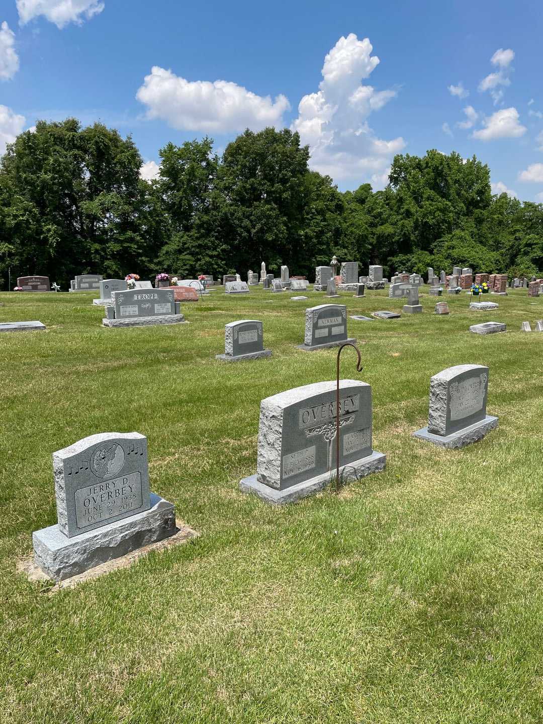 Jerry D. Overbey's grave. Photo 2