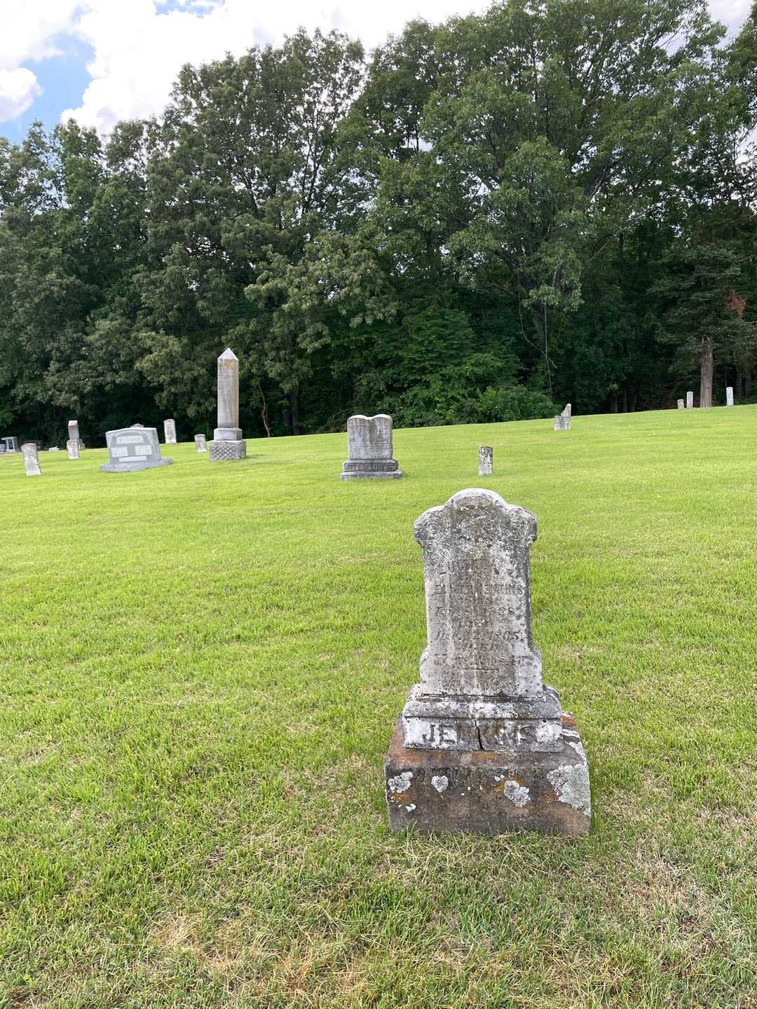 Lucile Jenkins's grave. Photo 2