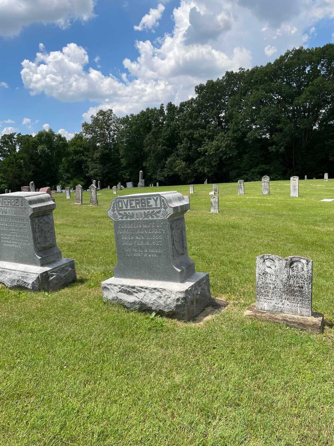 Lector Overbey's grave. Photo 2