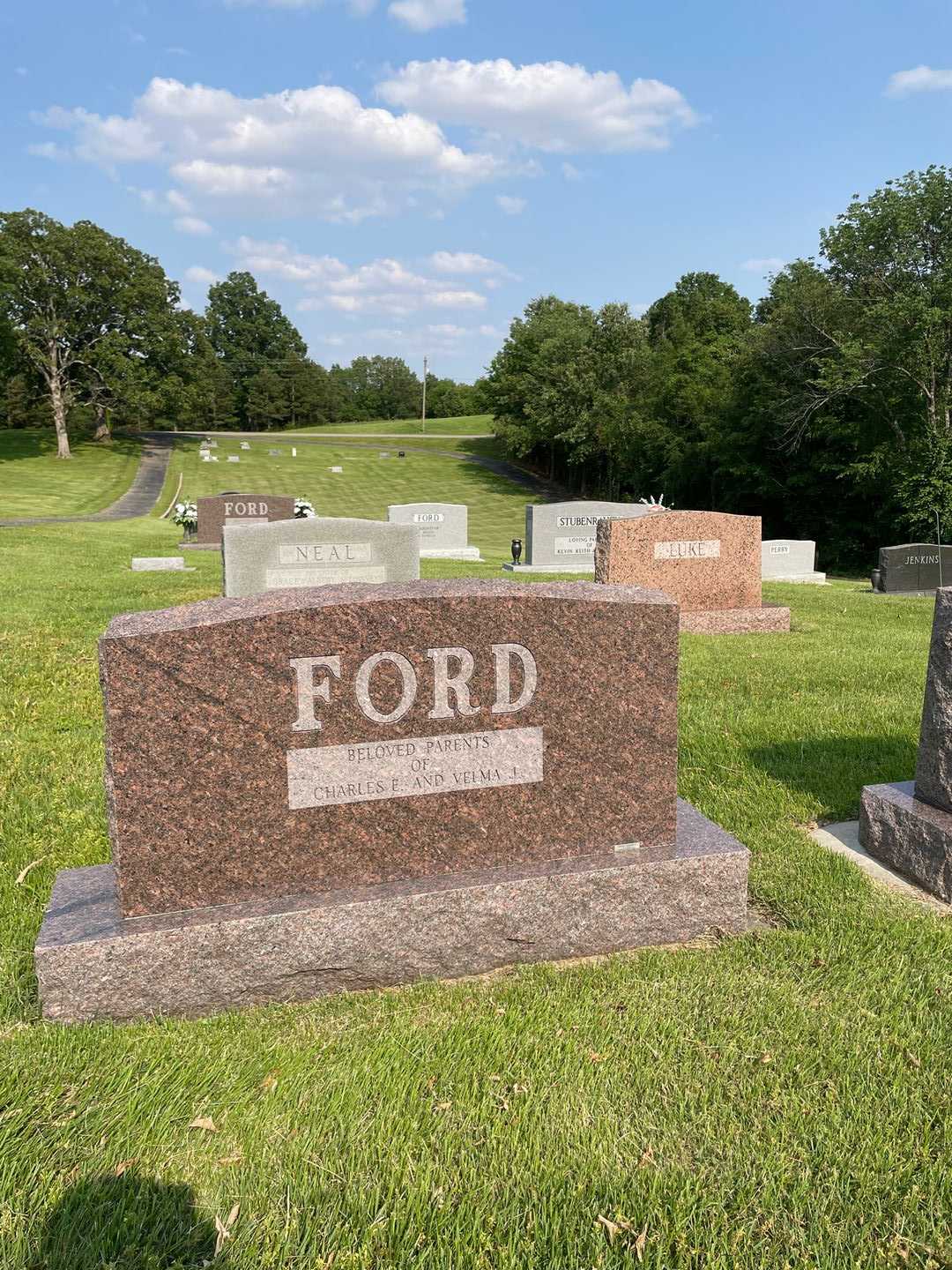 Odena W. Ford's grave. Photo 2