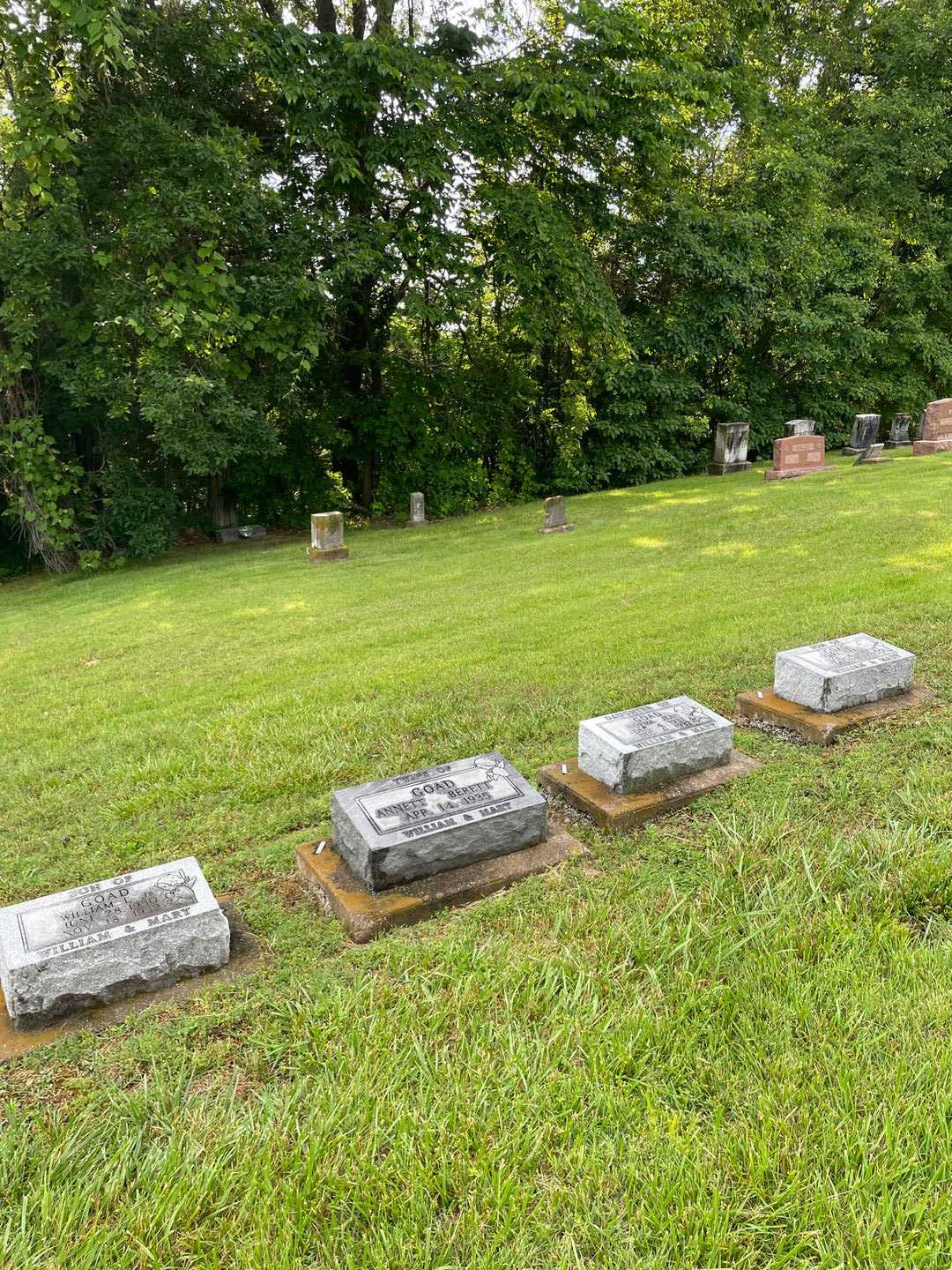 Annett Goad's grave. Photo 2