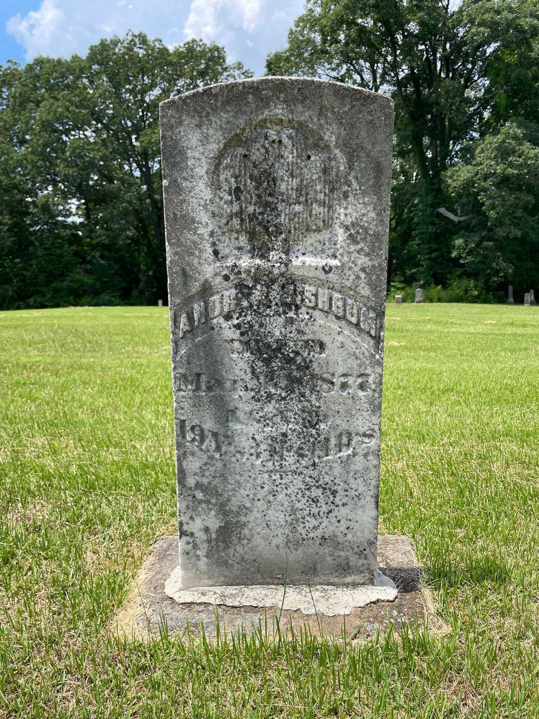 Andrey Shrum's grave. Photo 1