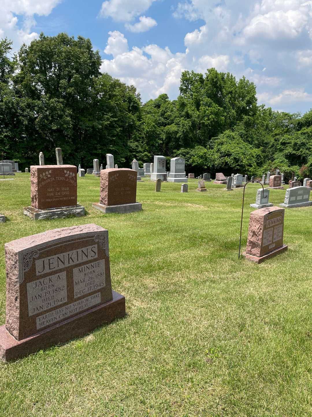 Jack A. Jenkins's grave. Photo 2