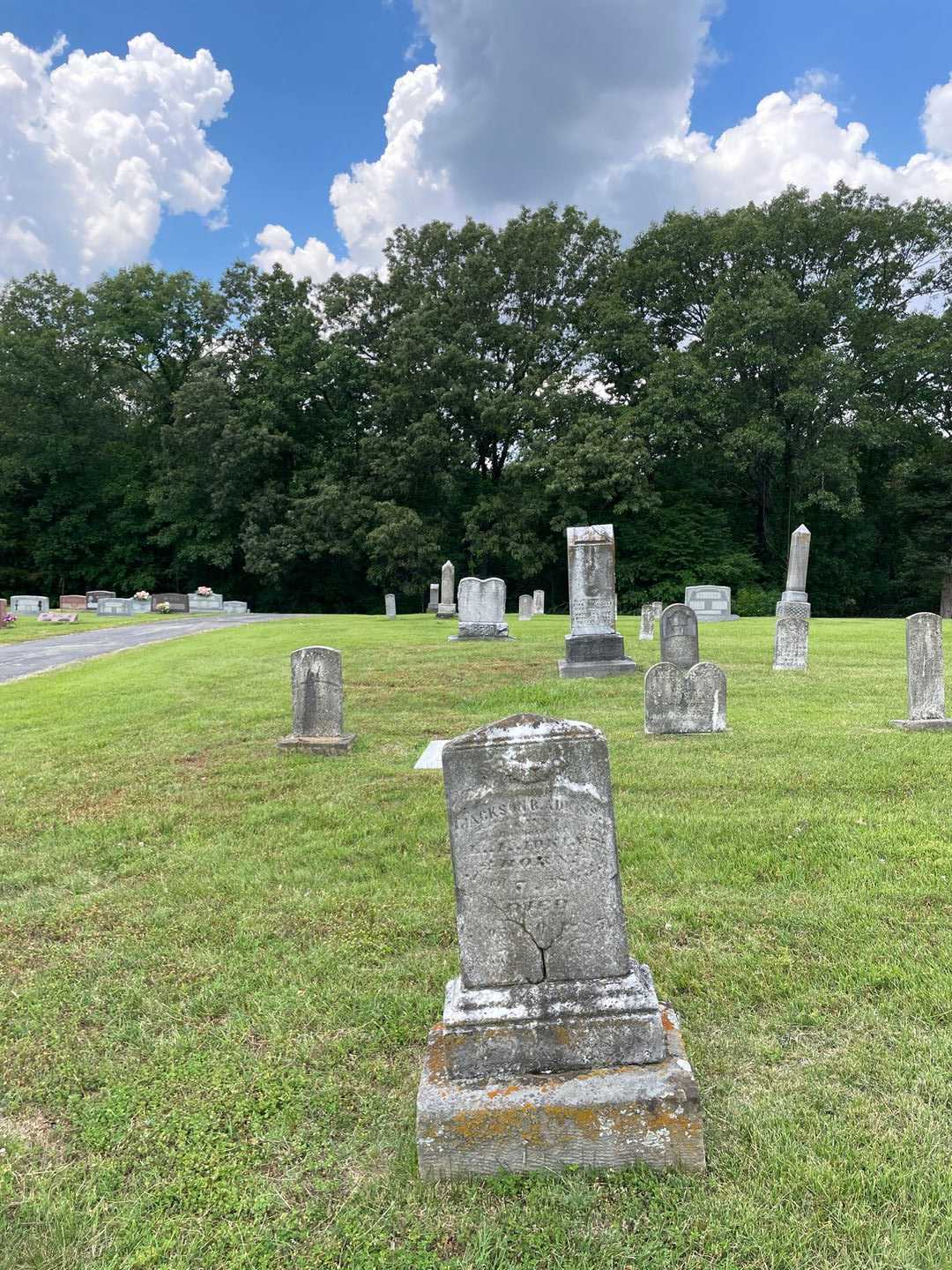 Jackson B. Adkins's grave. Photo 2