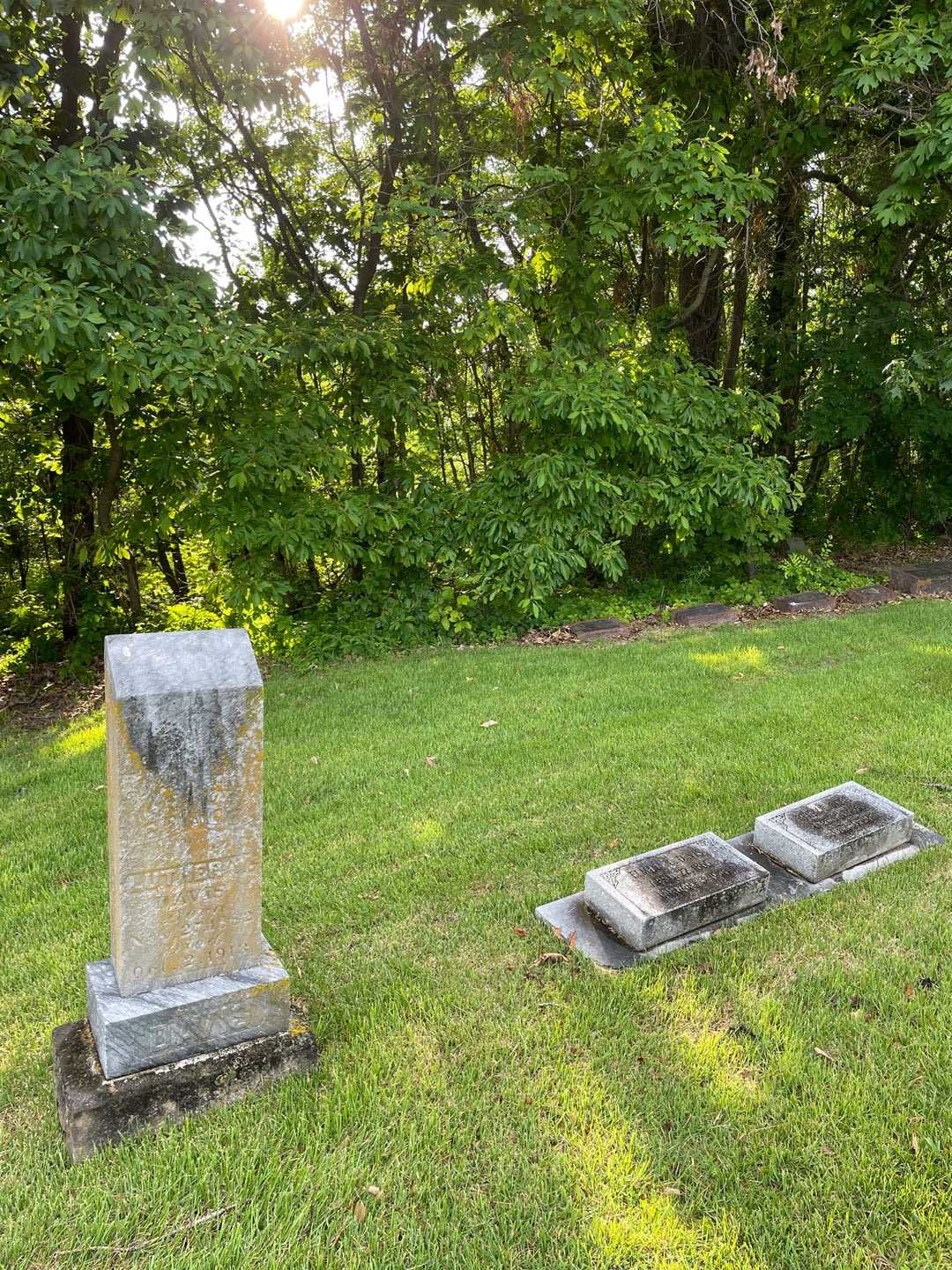 Luther W. Davis's grave. Photo 2