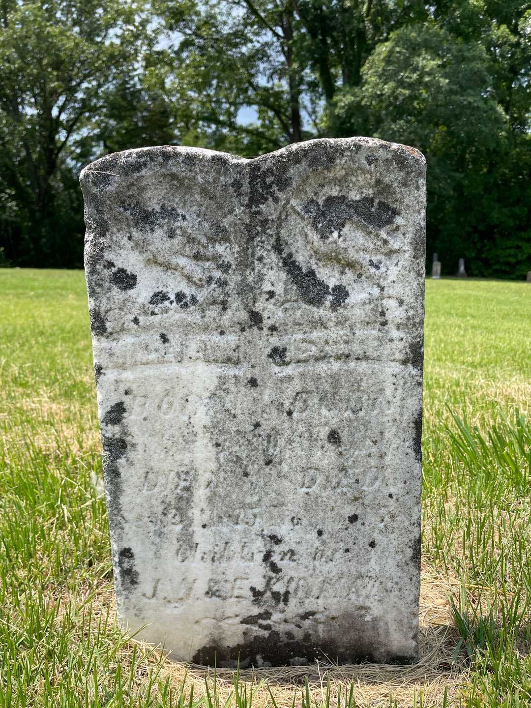William Kinman's grave. Photo 1