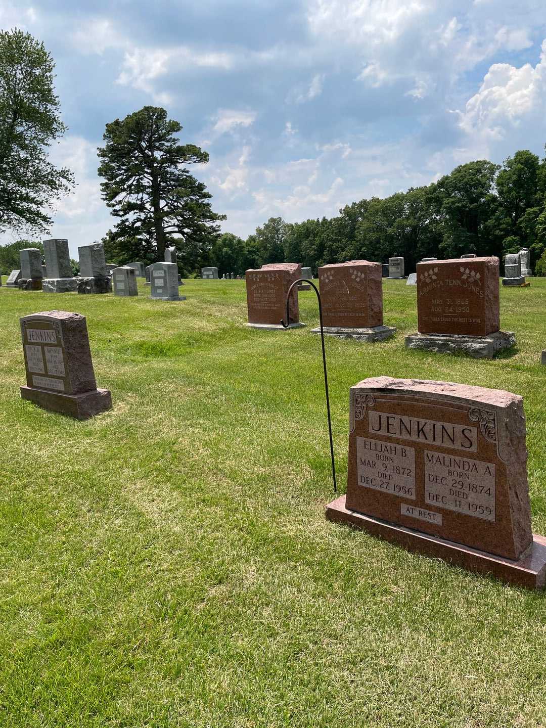 Malinda A. Jenkins's grave. Photo 2