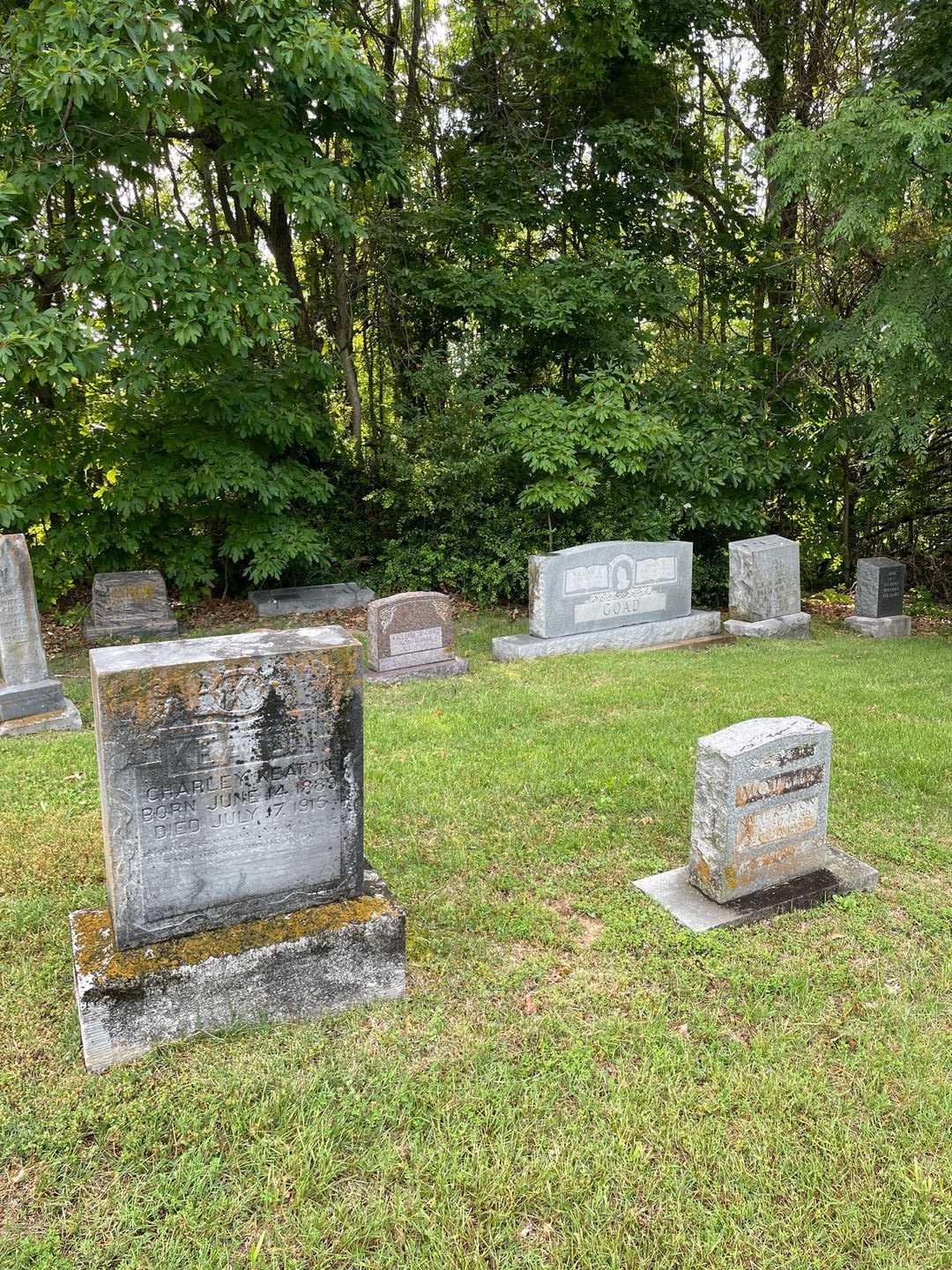 Charley Keaton's grave. Photo 2