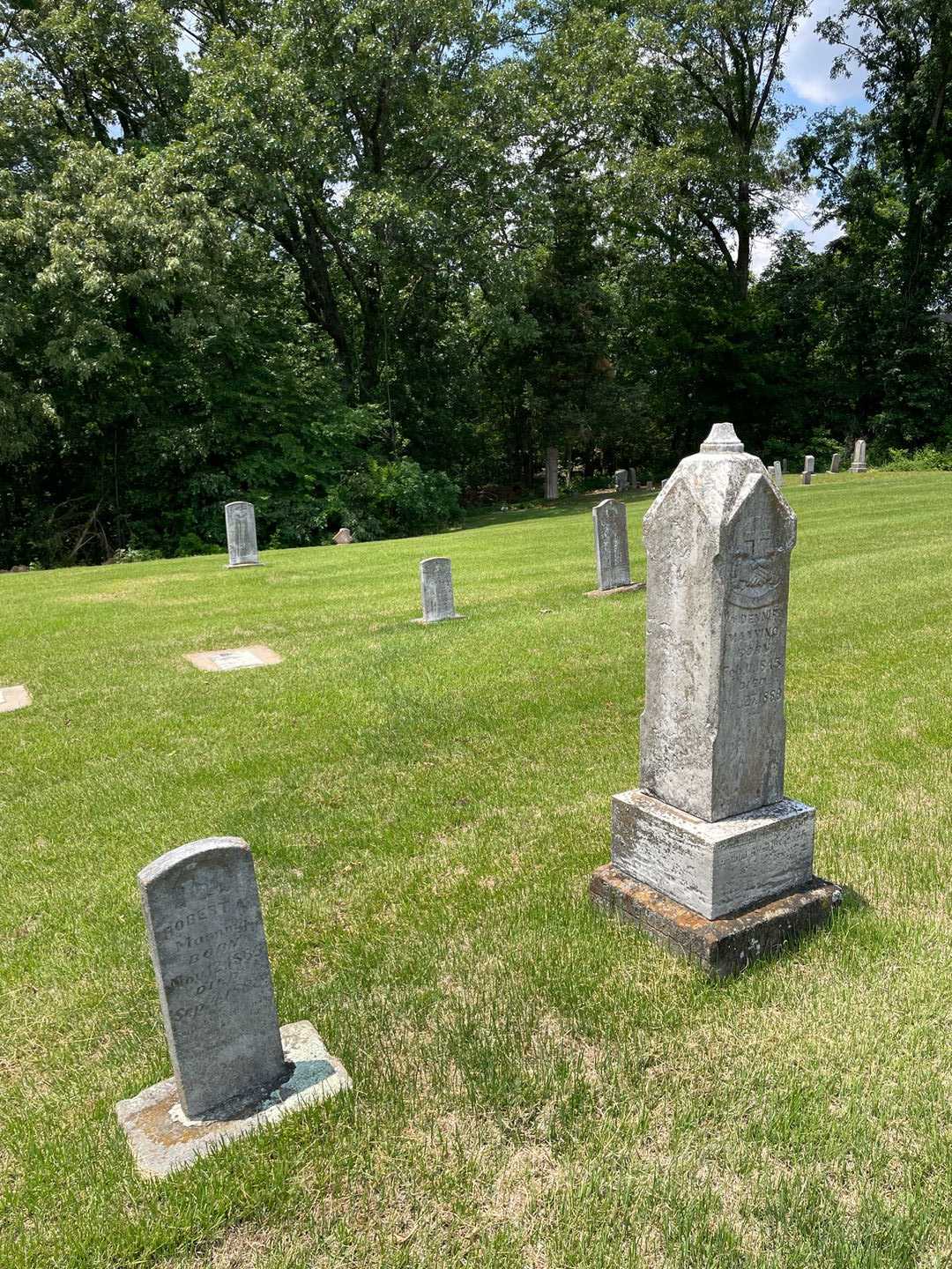 Robert A. Manning's grave. Photo 2