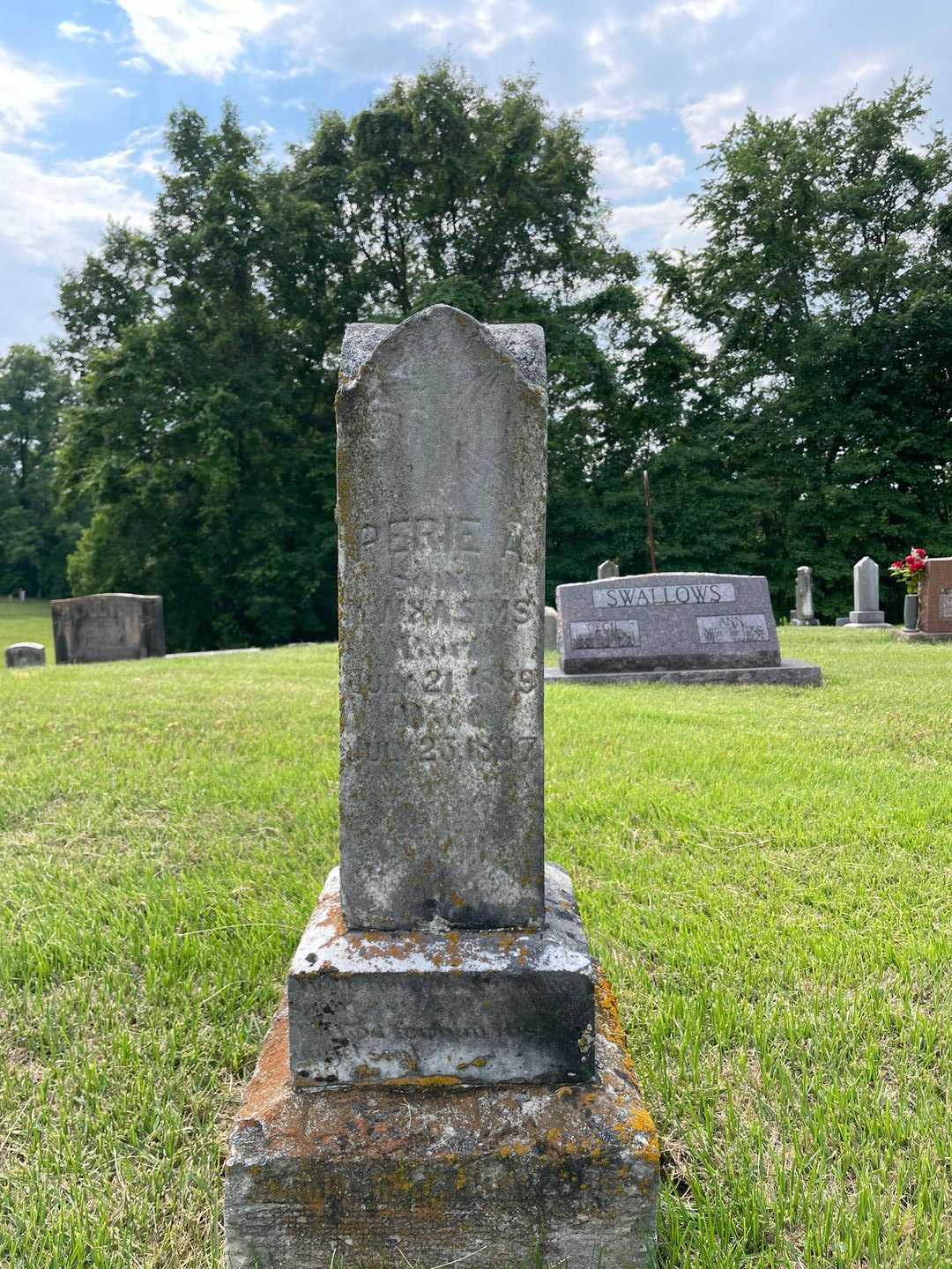 Perie A. Sims's grave. Photo 1