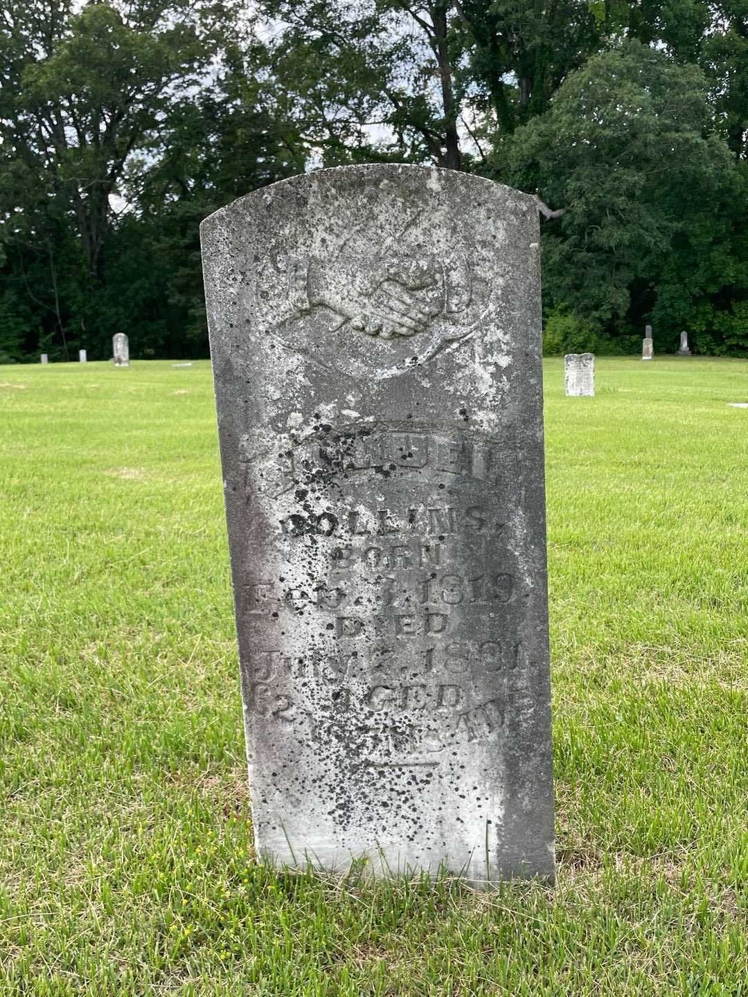 Samuel Collins's grave. Photo 1