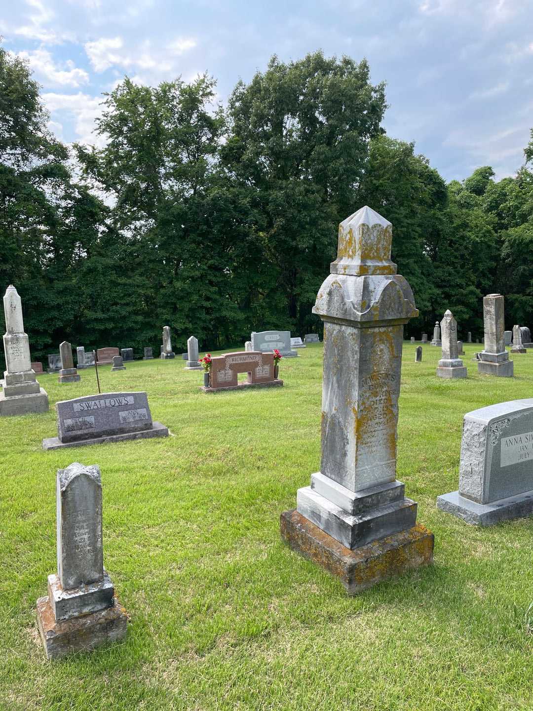 Perie A. Sims's grave. Photo 2