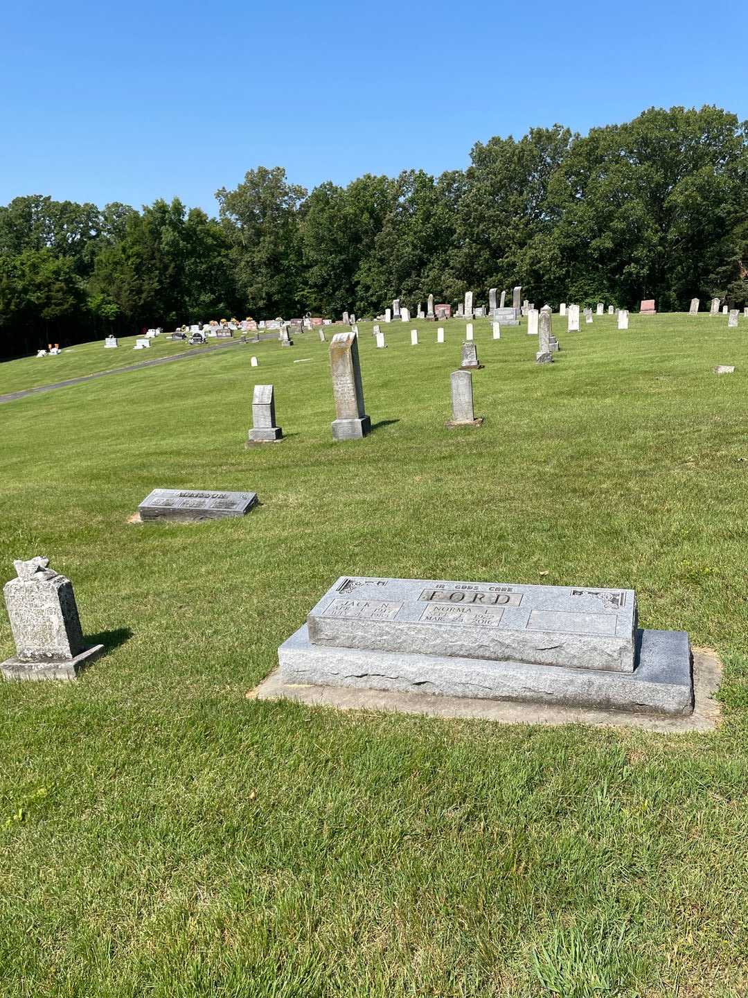 Jack N. Ford's grave. Photo 2