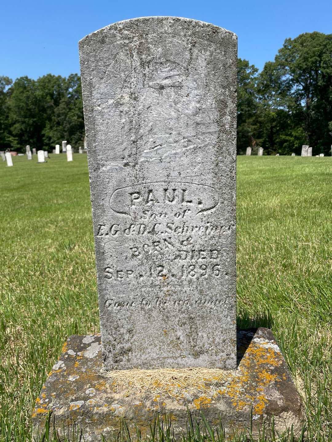 Paul Schreiner's grave. Photo 1