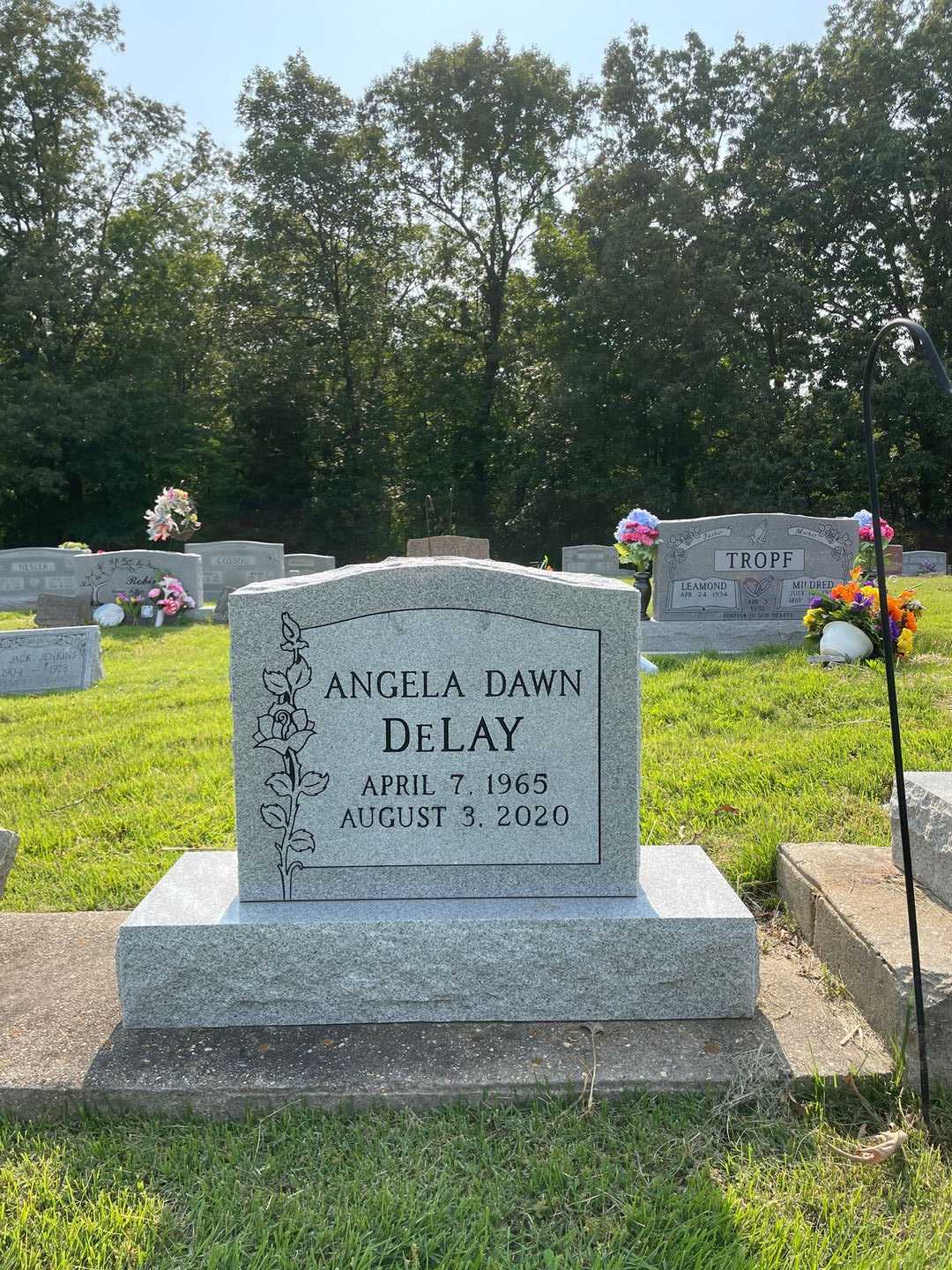 Angela Dawn DeLay's grave. Photo 2