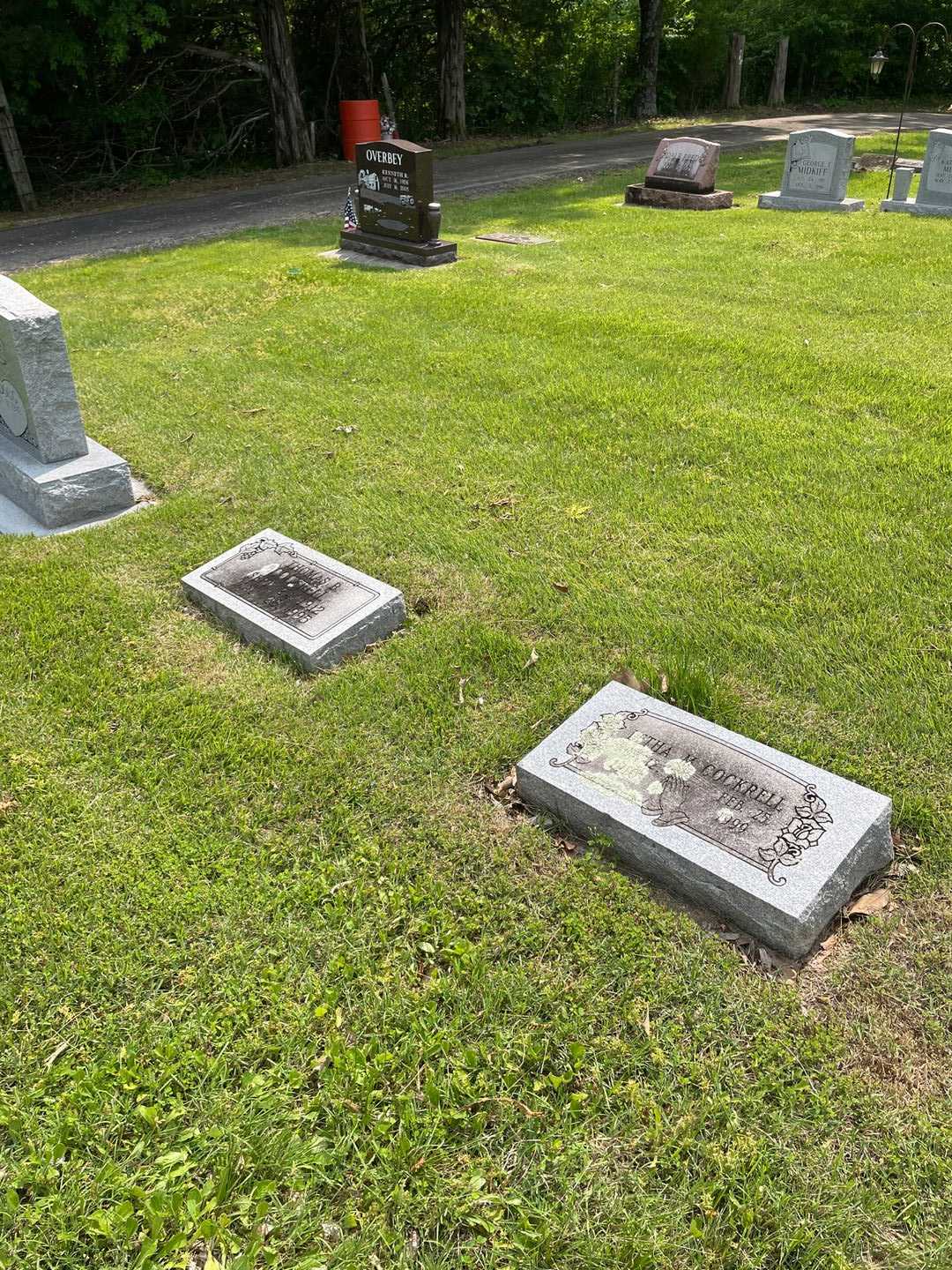 Letha M. Cockrell's grave. Photo 2