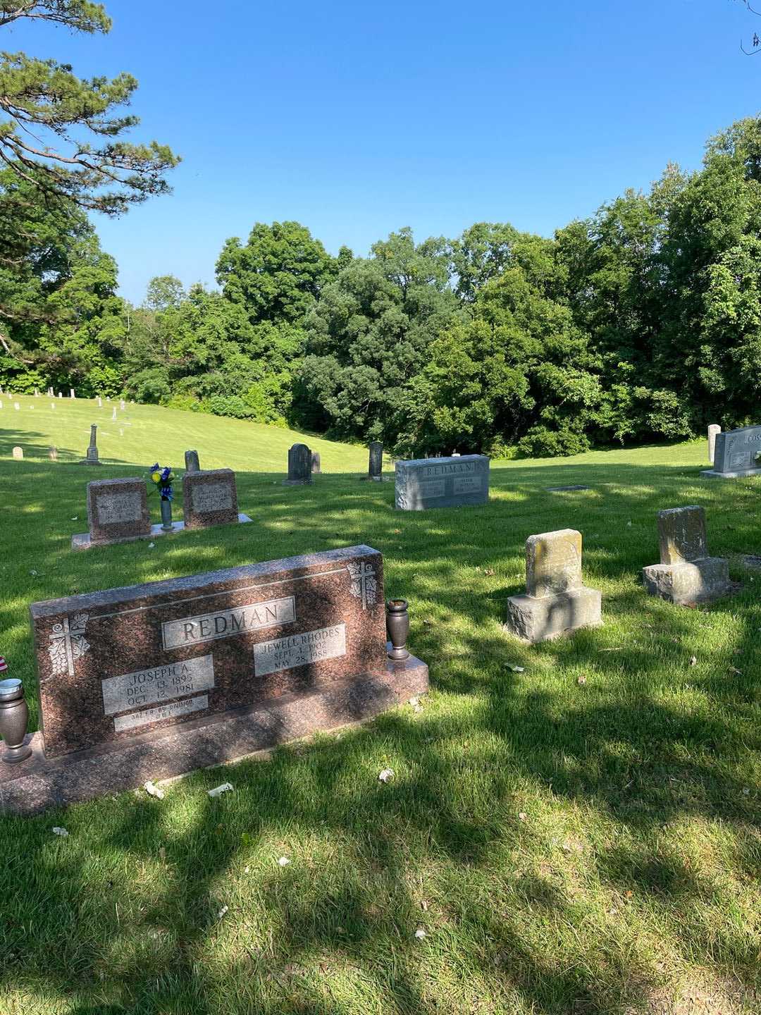 Joseph A. Redman's grave. Photo 2