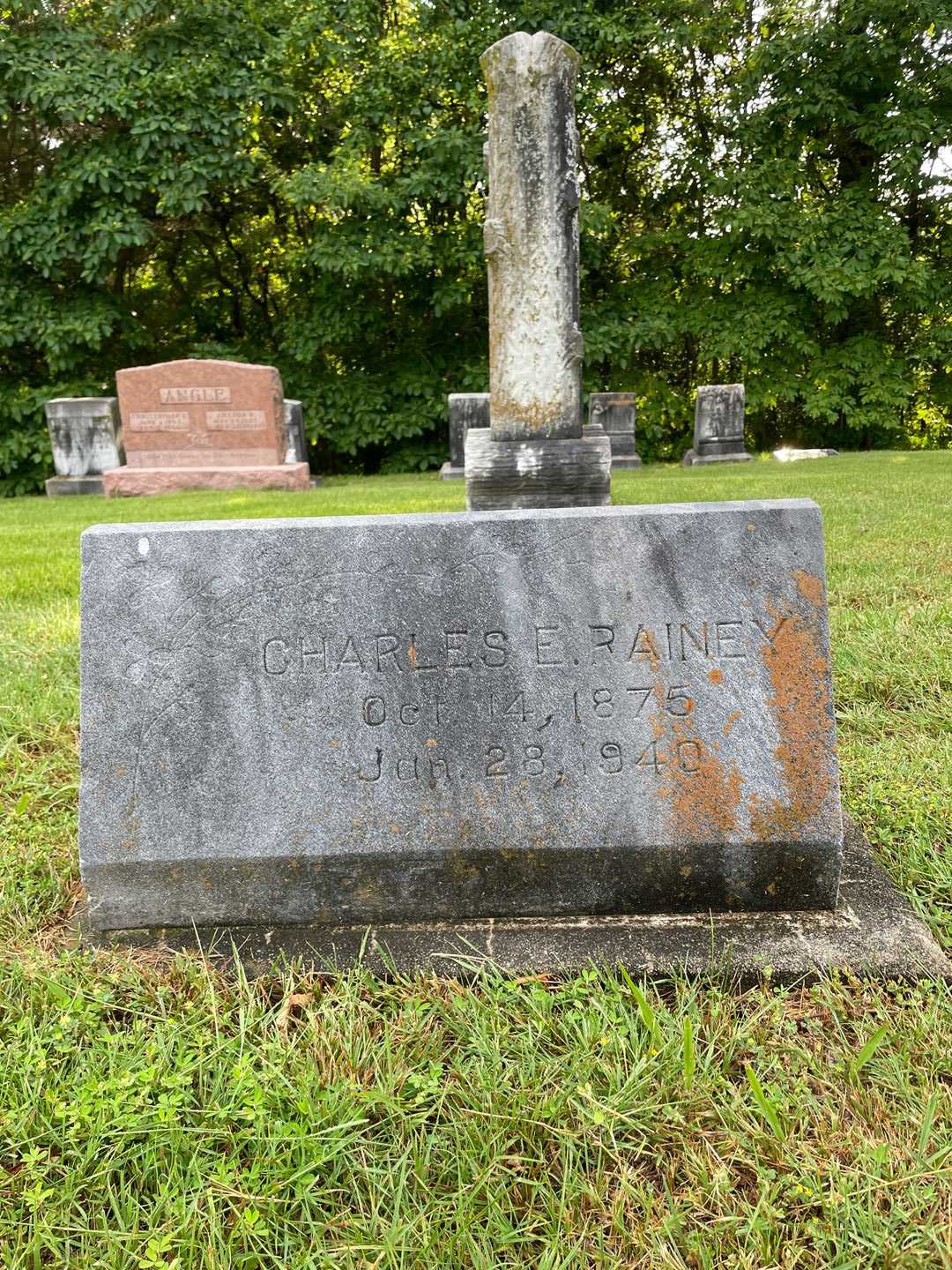 Charles E. Rainey's grave. Photo 1