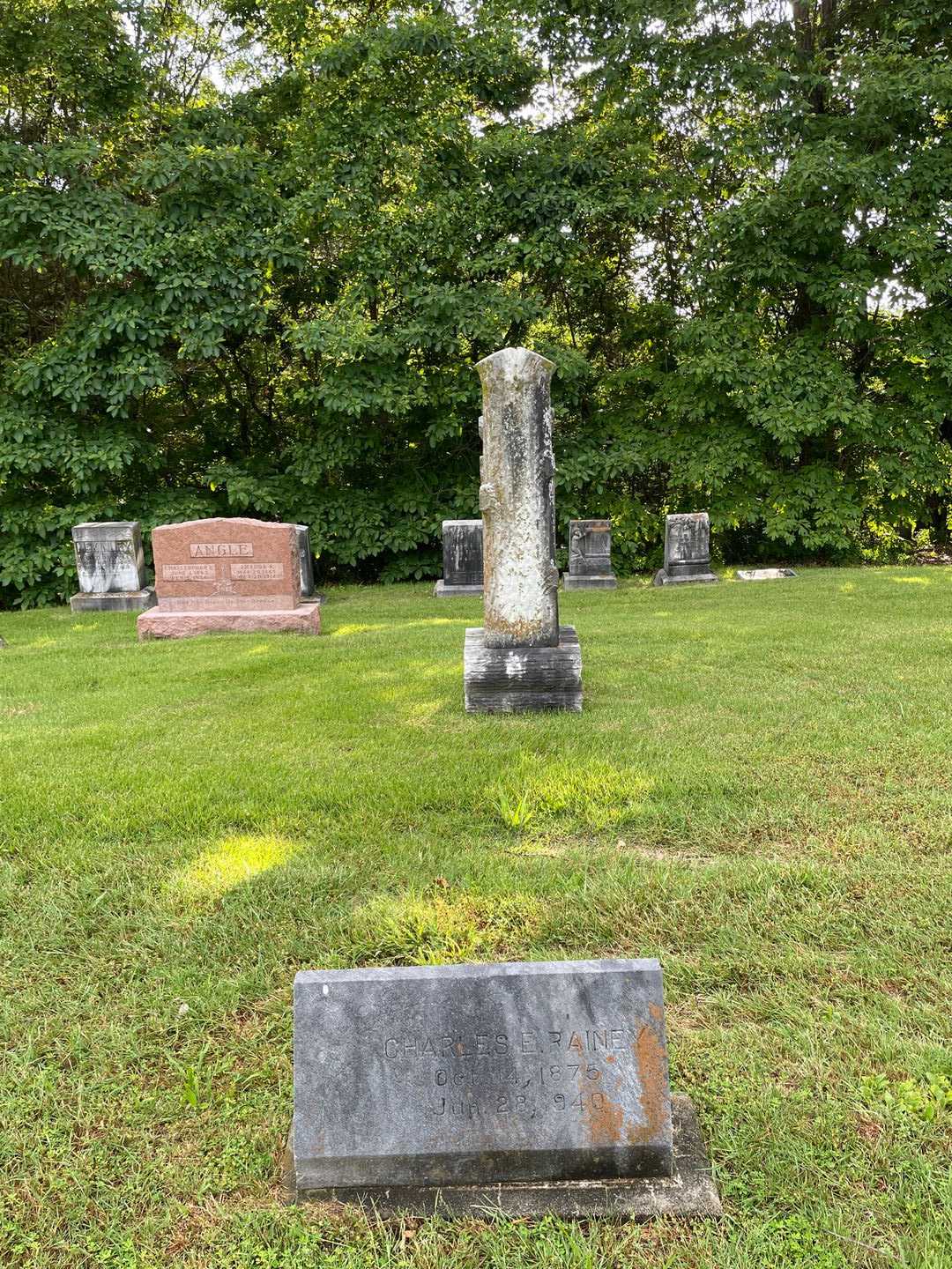 Charles E. Rainey's grave. Photo 2